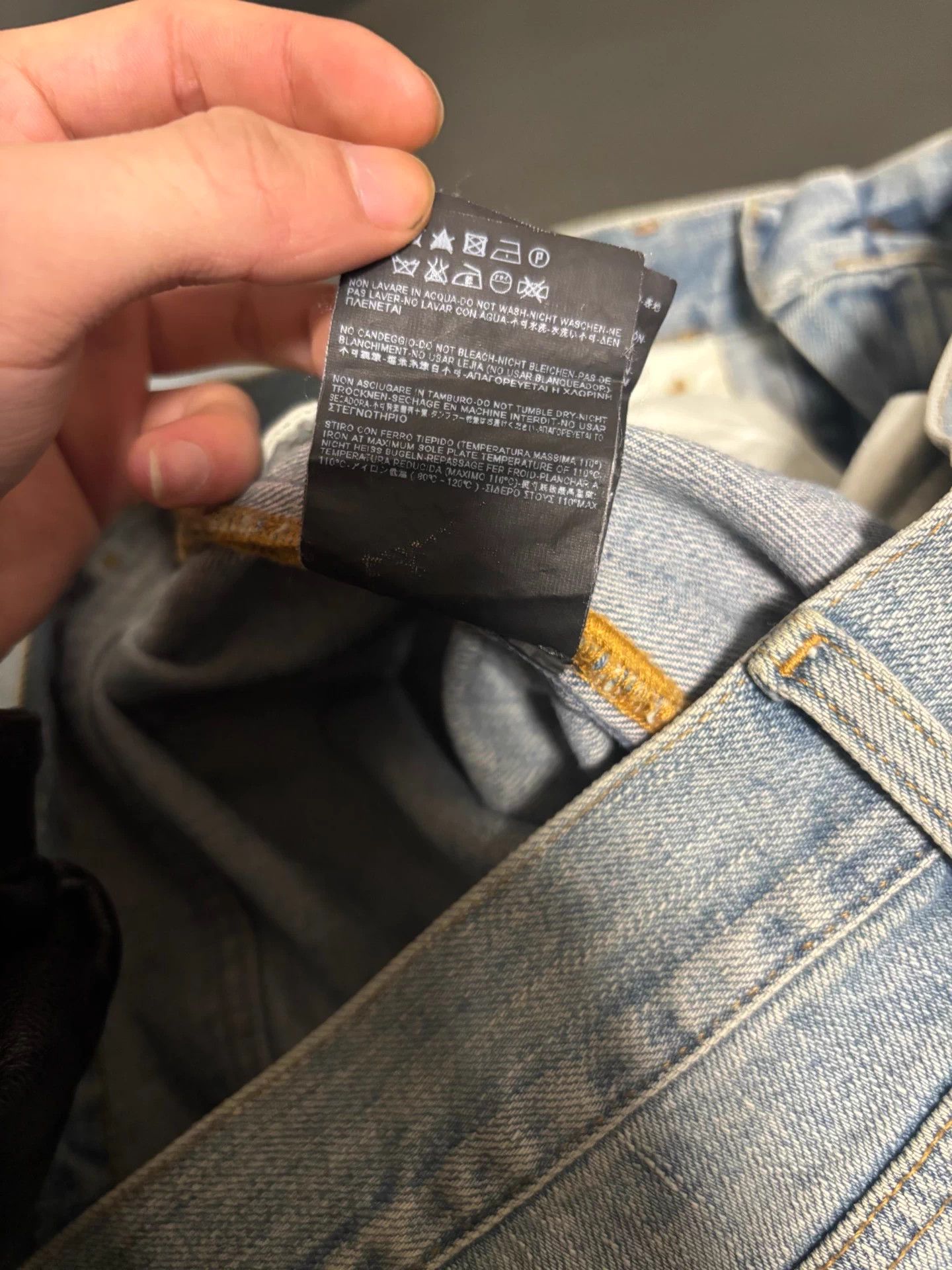 Saint Laurent Paris SLP 2015FW Knee-Ripped Jeans Size US 33 - 6 Thumbnail