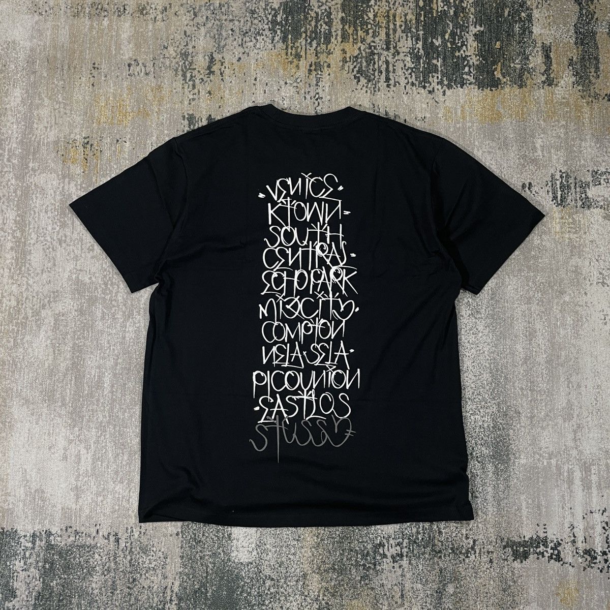 Born X Raised × Stussy STUSSY BXR 8 HANDSTYLE TSHIRT BLACK // LARGE Size US L / EU 52-54 / 3 - 4 Thumbnail
