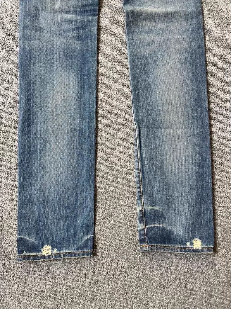Dior Dior Light Blue Denim Cat Whisker Ripped Destroyed Denim P Size US 31 - 5 Thumbnail