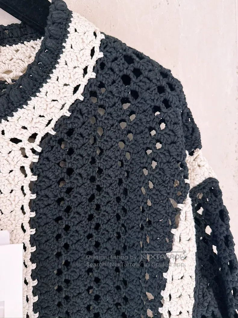 Chanel Chanel 22C Early Spring Vacation Black and White Woven Thr Size XXS / US 00 / IT 34 - 3 Thumbnail