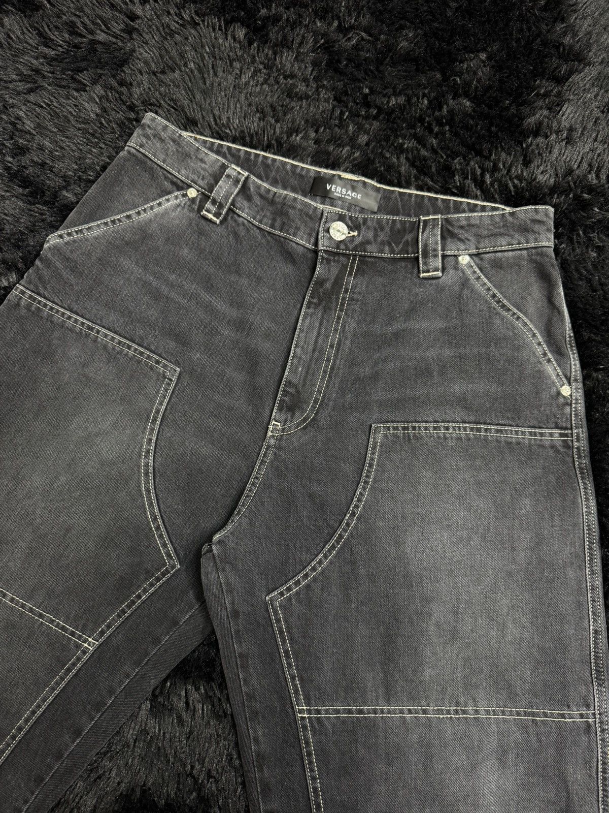 Versace Versace Carpenter Baggy Jeans Size US 33 - 3 Thumbnail