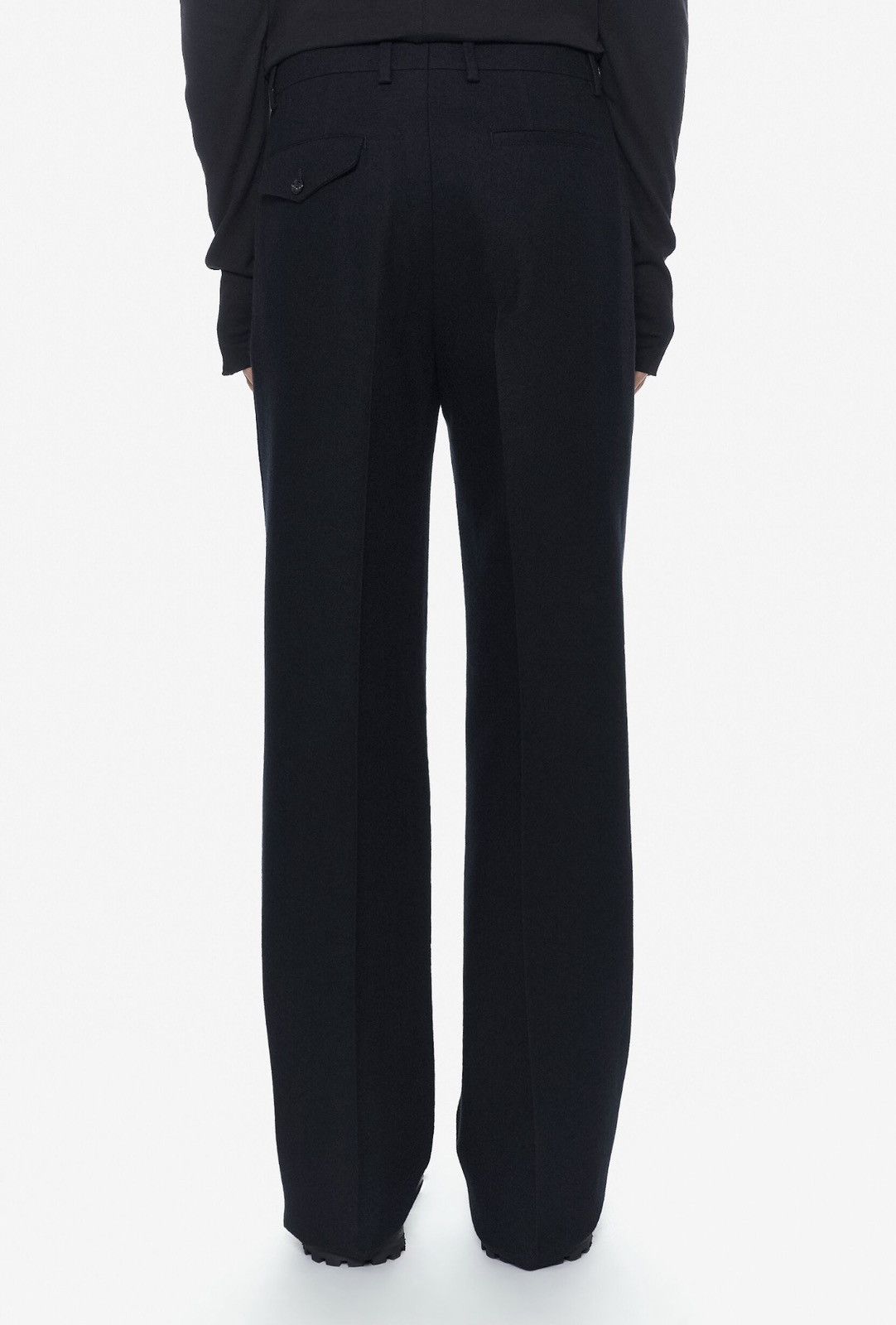 Ann Demeulemeester Last Ann Demeulemeester Black Wool Pants Size US 34 / EU 50 - 2 Thumbnail