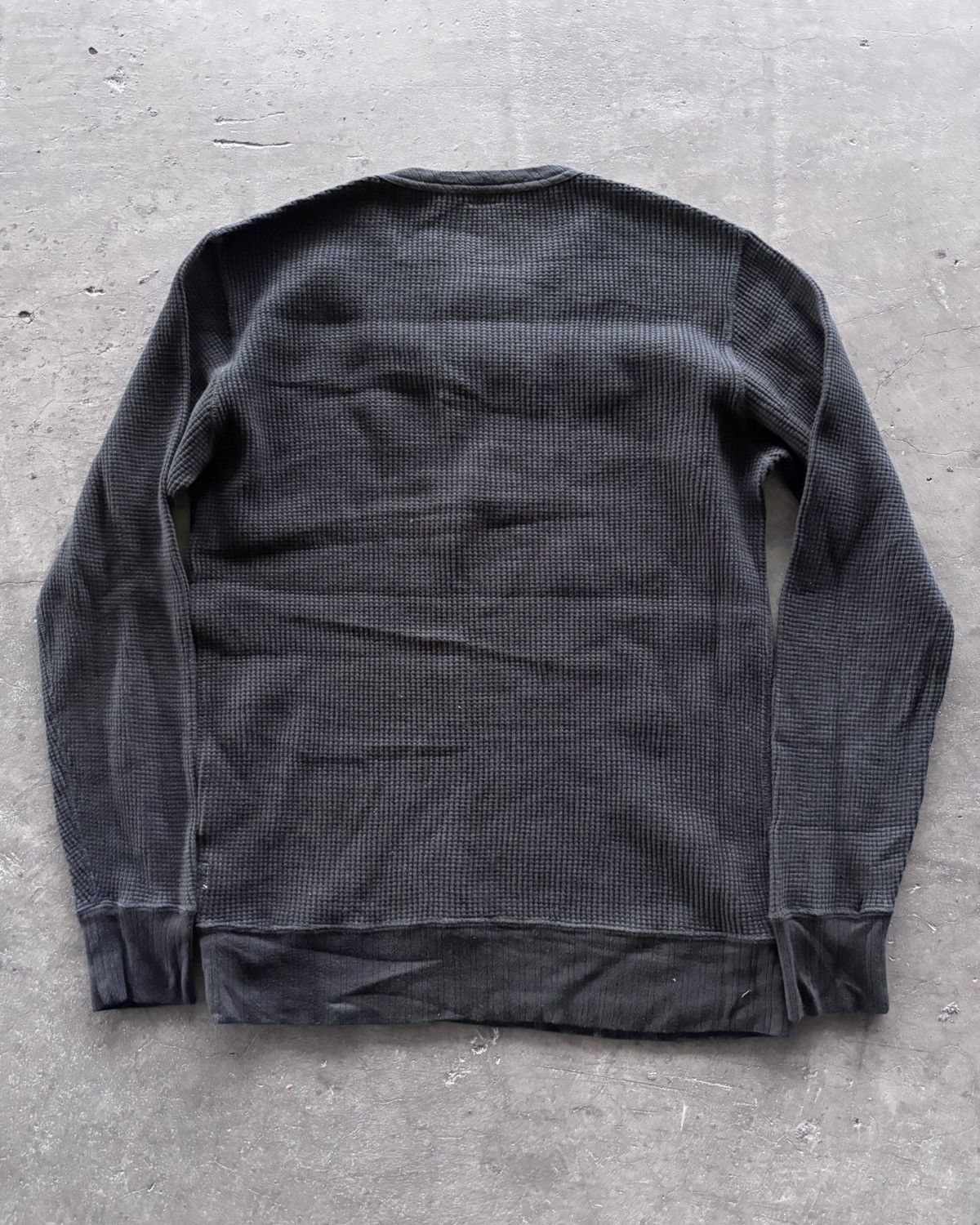 Vintage Vintage Healthknit Thermal Black Crewneck Size US L / EU 52-54 / 3 - 4 Thumbnail
