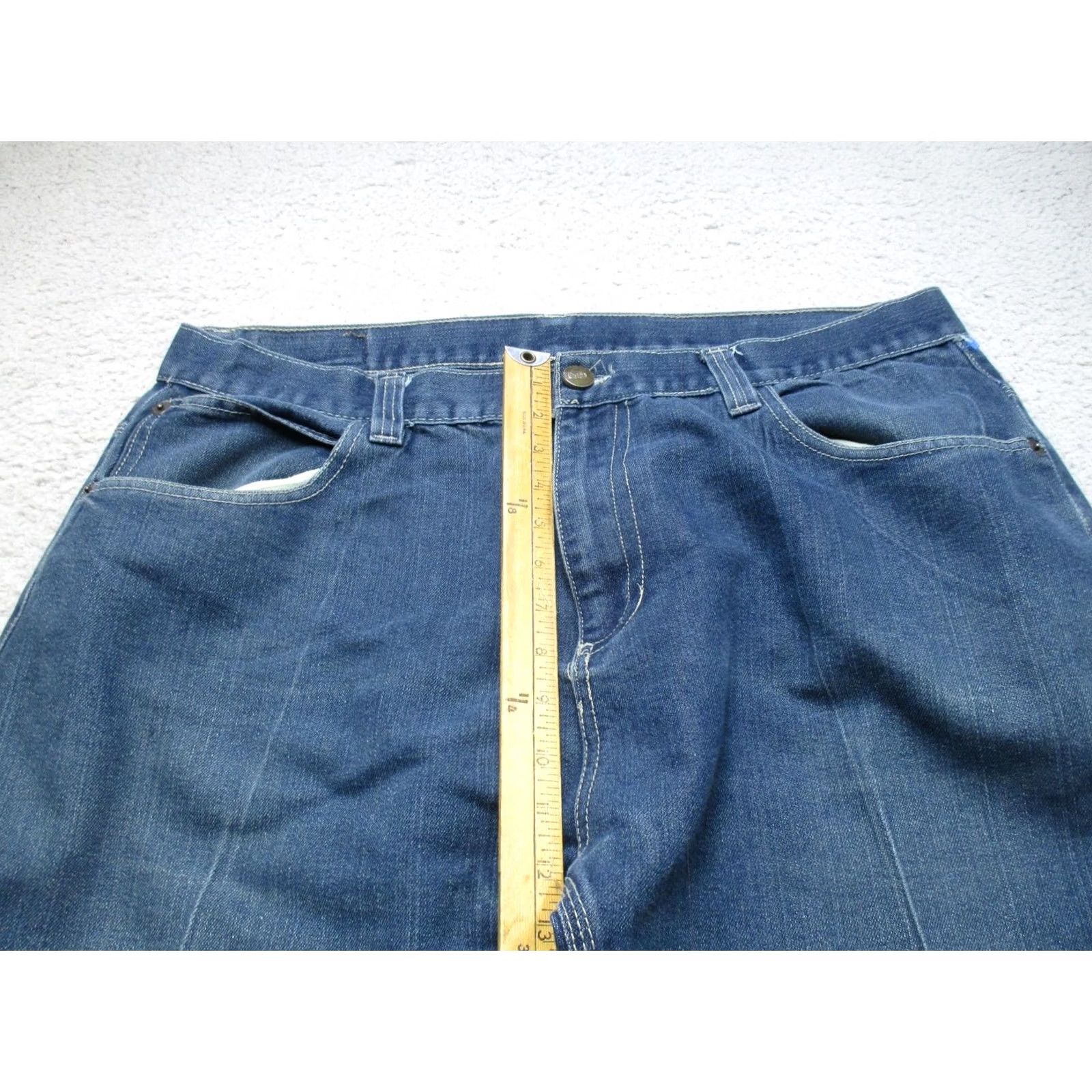 Coogi Coogi Jeans Mens 42x32 Blue Relaxed Straight Denim Embroidered Back C Pockets Size US 42 / EU 58 - 5 Thumbnail