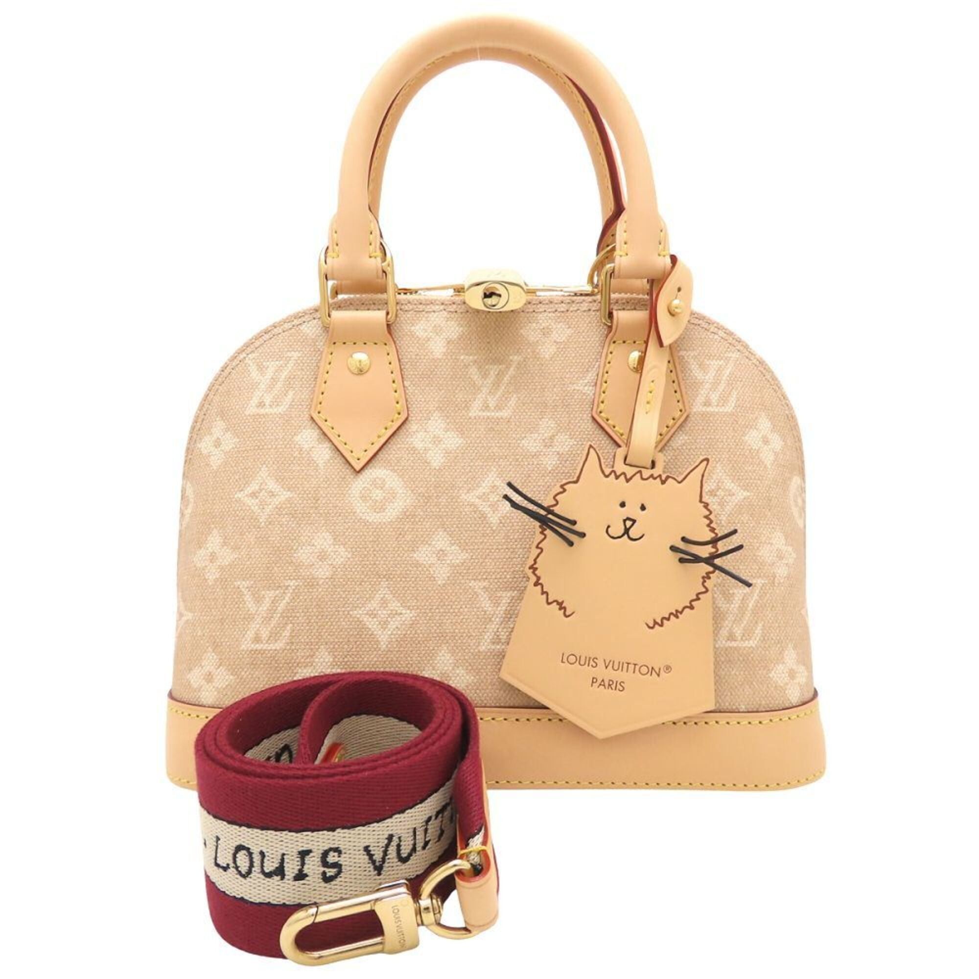 Louis Vuitton LOUIS VUITTON Alma BB M25728 2-Way Handbag, Beige, Women's, 353218 Size ONE SIZE - 1 Thumbnail