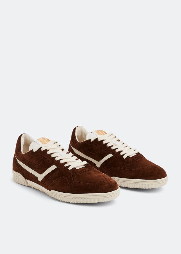 Tom Ford o1y0425 Low-Top Sneakers in Brown/White Size US 7 / EU 40 - 4 Thumbnail
