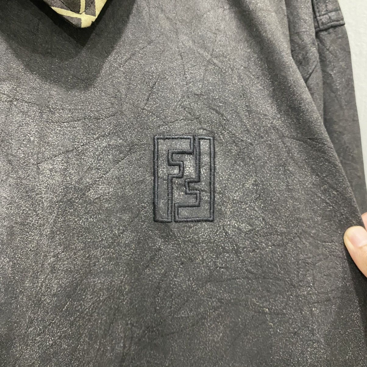 Fendi Vintage Fendi Zucca Monogram Reversible Coach Jacket Size US L / EU 52-54 / 3 - 14 Thumbnail