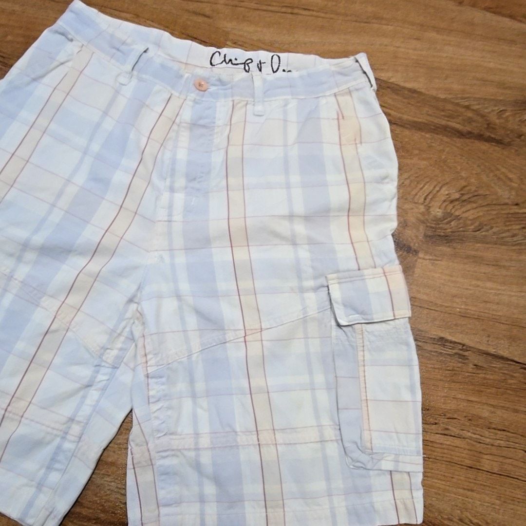Chip & Pepper Vintage Chip & Pepper Cargo Mens 32 Shorts Plaid 90s Size US 32 / EU 48 - 2 Thumbnail