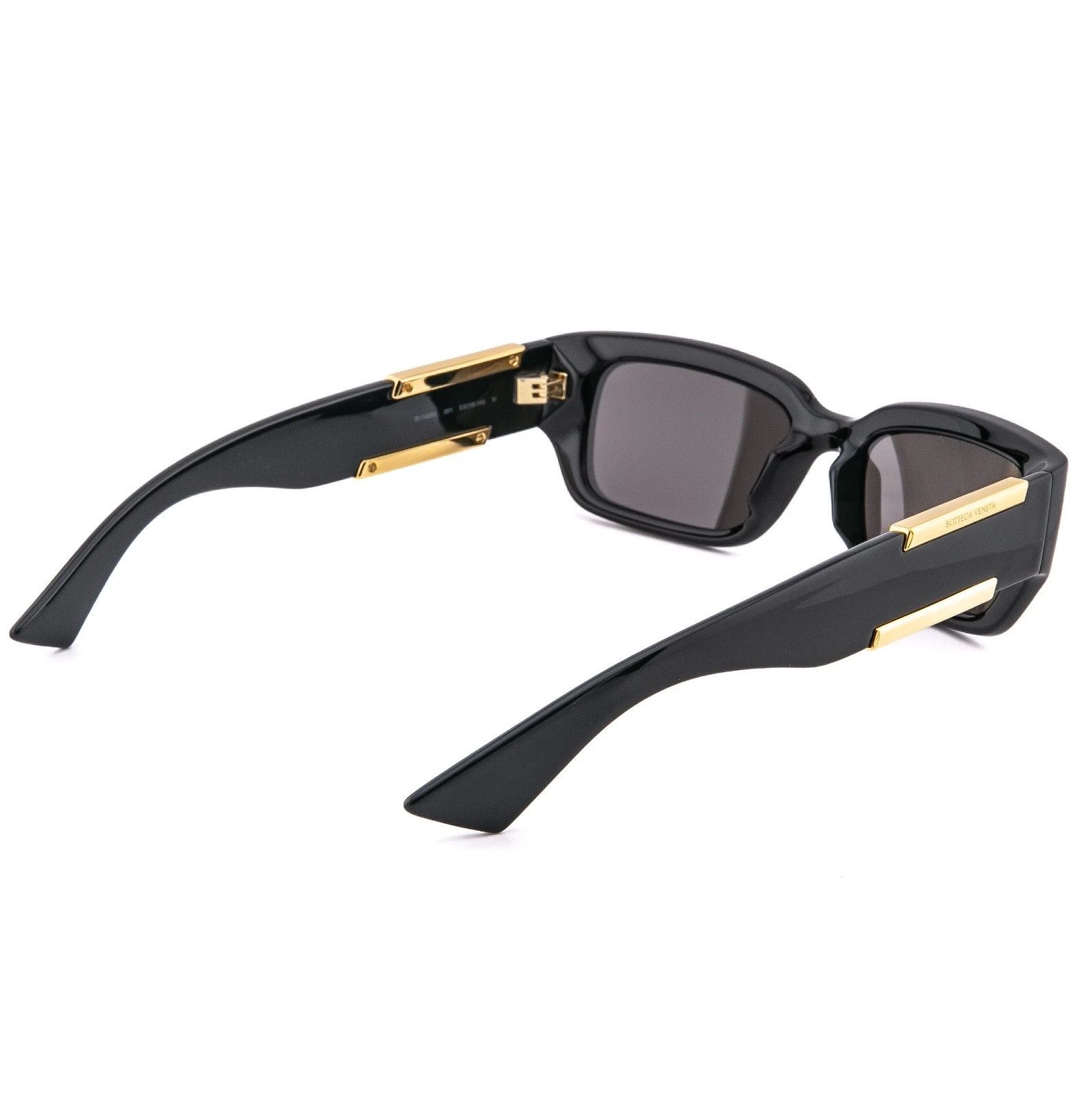 Bottega Veneta BOTTEGA VENETA 1406 BV1406S DASH Square Black Sunglass 001 Size ONE SIZE - 5 Thumbnail