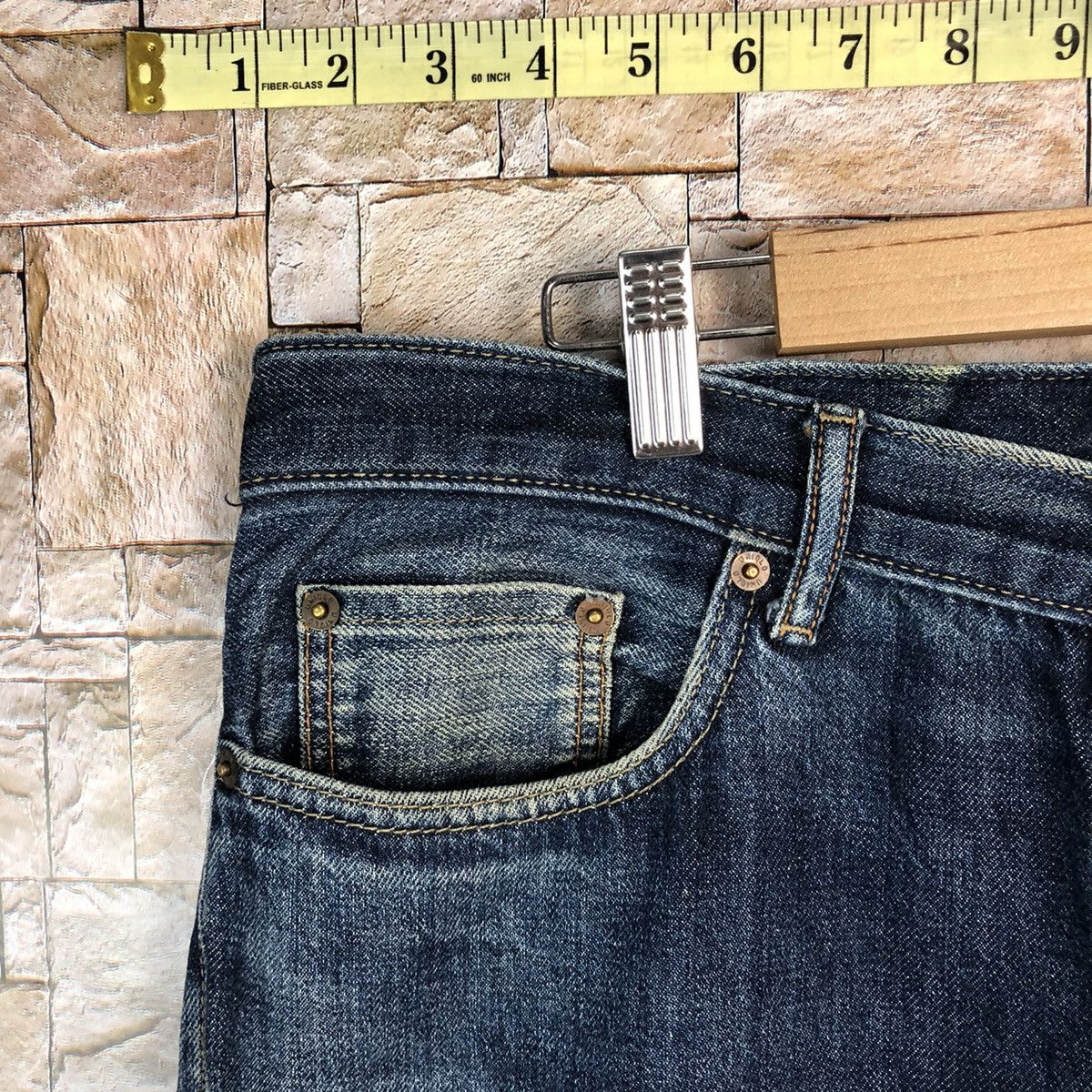 Uniqlo Uniqlo Jeans Blue Denim Pants #7573 Size US 33 - 8 Thumbnail