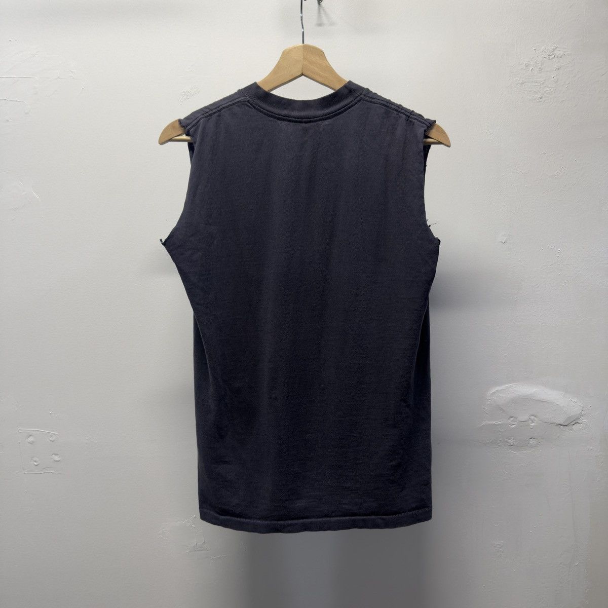 Vintage 90s Ghost Rider Flame Skull Cut Off Grunge Thrashed Faded Size US S / EU 44-46 / 1 - 2 Thumbnail