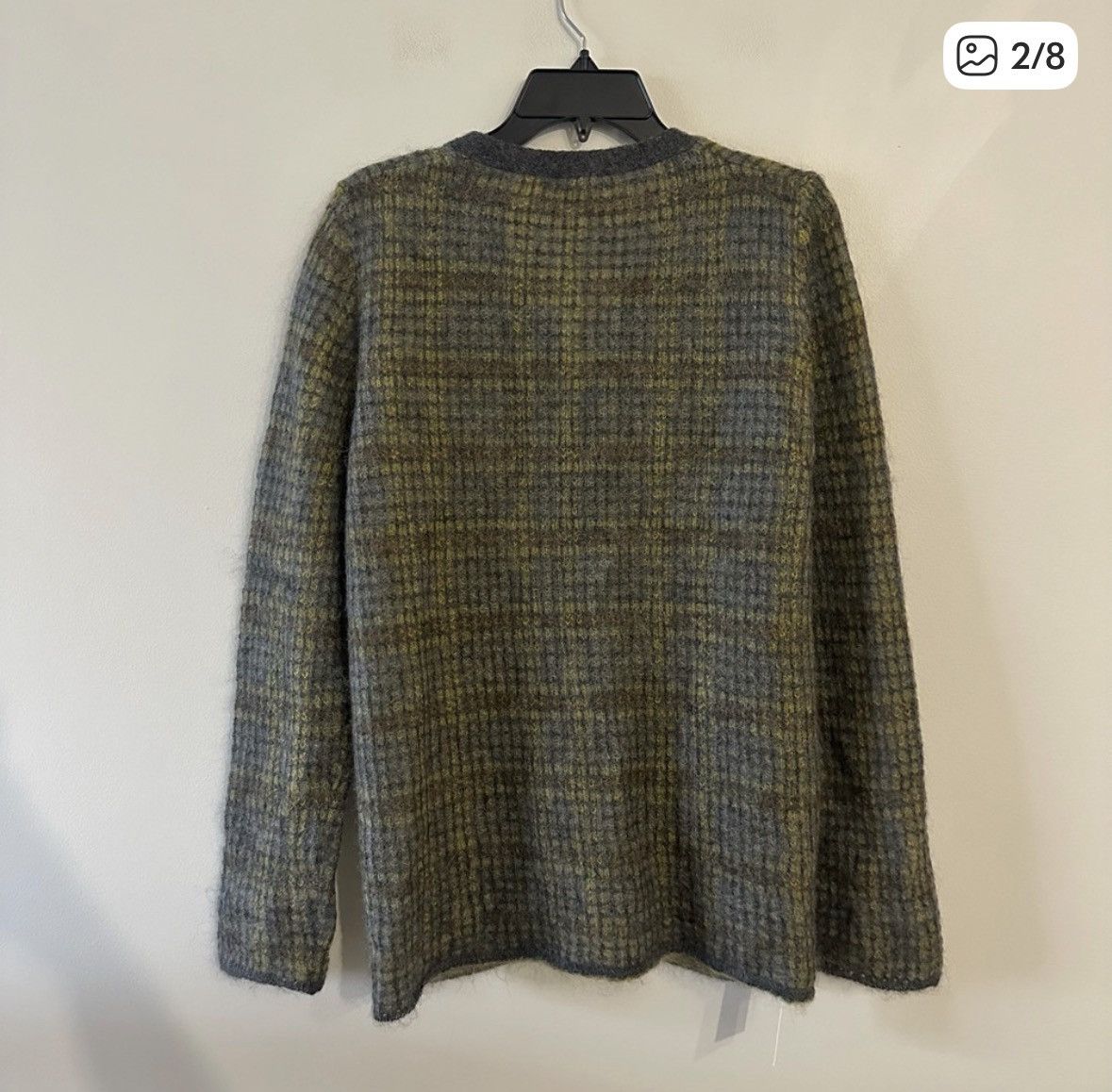 Marni Marni Plaid Mohair Wool Cardigan Size US S / EU 44-46 / 1 - 2 Thumbnail