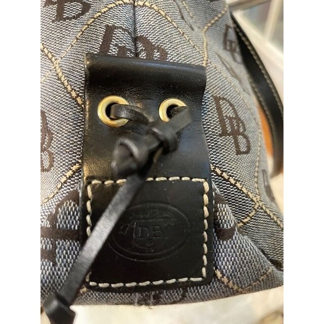 Dooney & Bourke Vintage Dooney & Bourke Denim Canvas Tote Bag Logo Monogram Size ONE SIZE - 9 Thumbnail