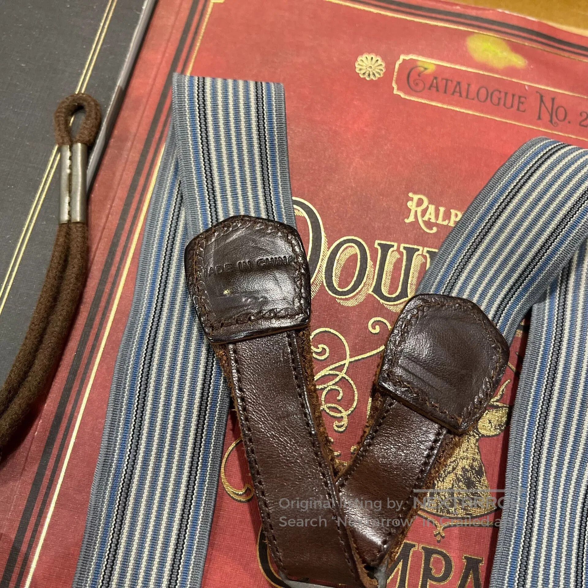 RRL Ralph Lauren RRL Vintage Striped Suspenders by Ralph Lauren. Size ONE SIZE - 6 Thumbnail