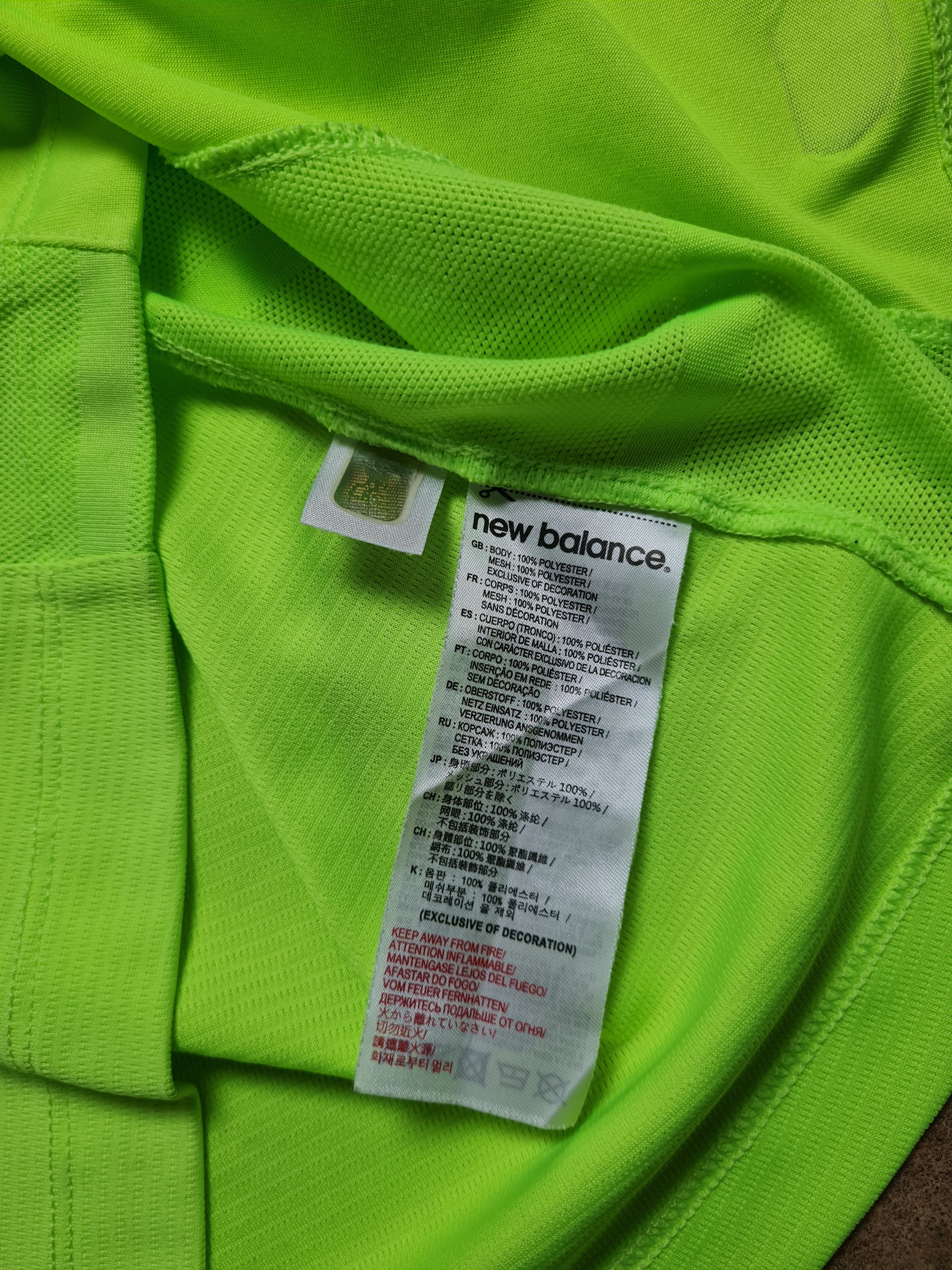 New Balance LIVERPOOL FC 2016/17 Third Sadio MANE 19 NB Toxic Green Size US S / EU 44-46 / 1 - 13 Thumbnail