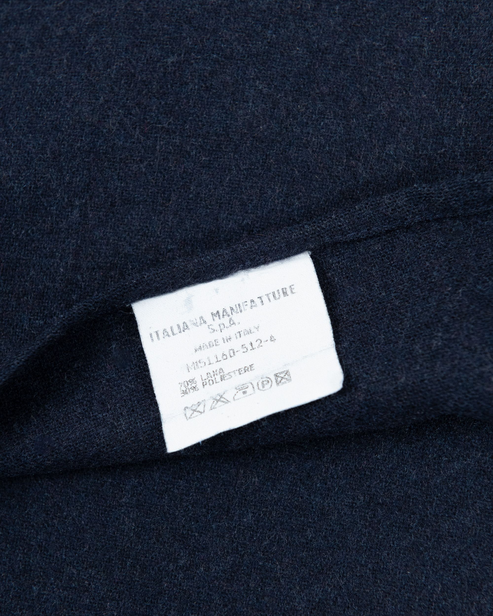 Valentino Valentino Navy Blue Wool Shirt Size XL Size US XL / EU 56 / 4 - 4 Thumbnail