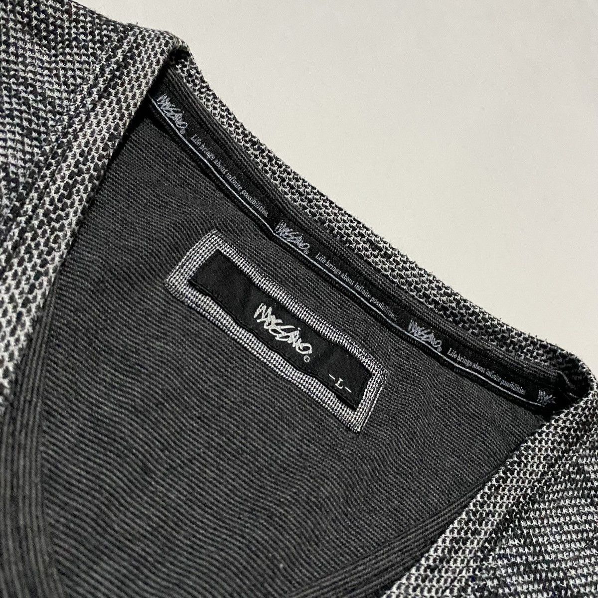 14th Addiction × If Six Was Nine × In The Attic Japanese Double Layer Knitted Tees Size US L / EU 52-54 / 3 - 11 Thumbnail