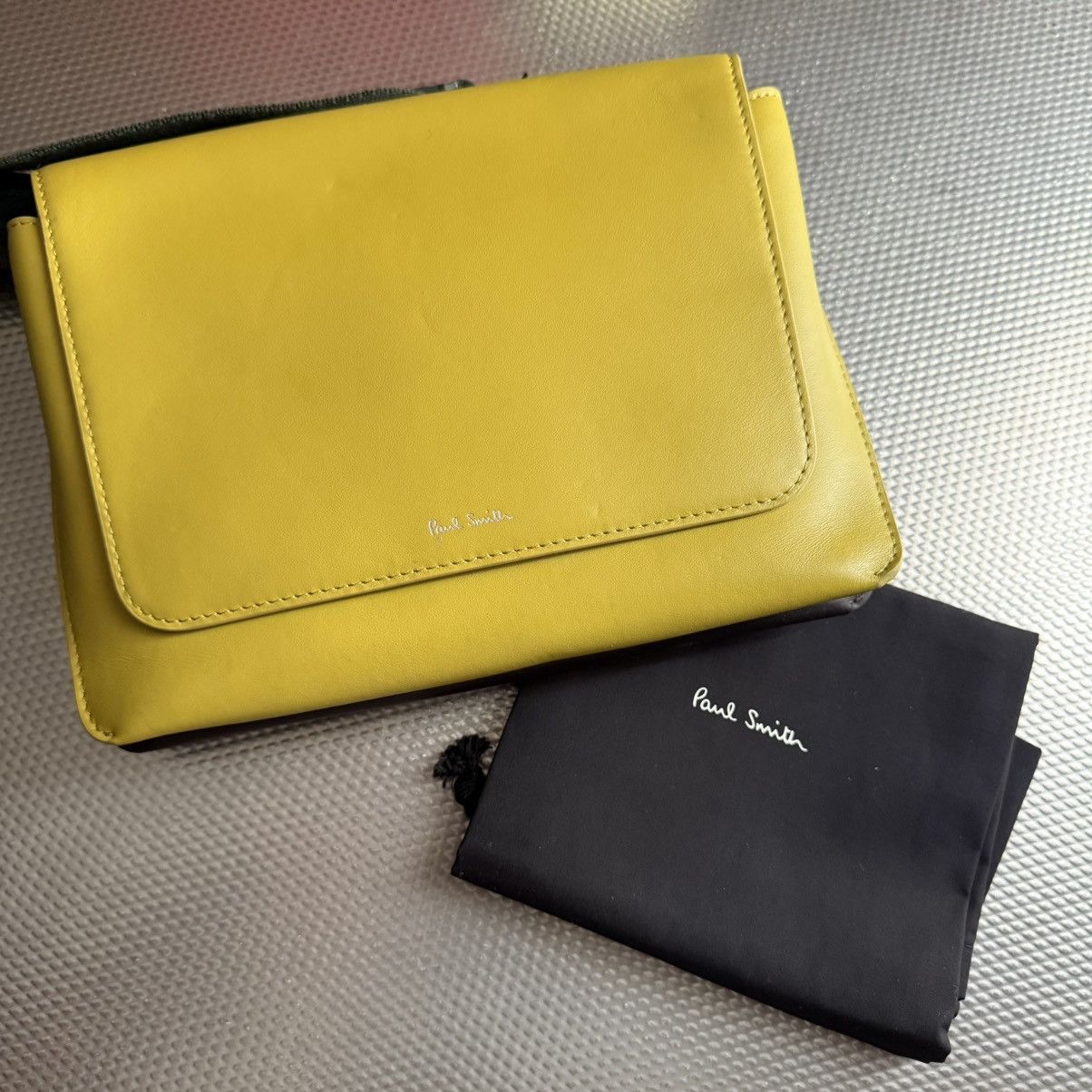 Paul Smith Paul Smith lime green and brown crossbody bag Size ONE SIZE - 10 Thumbnail