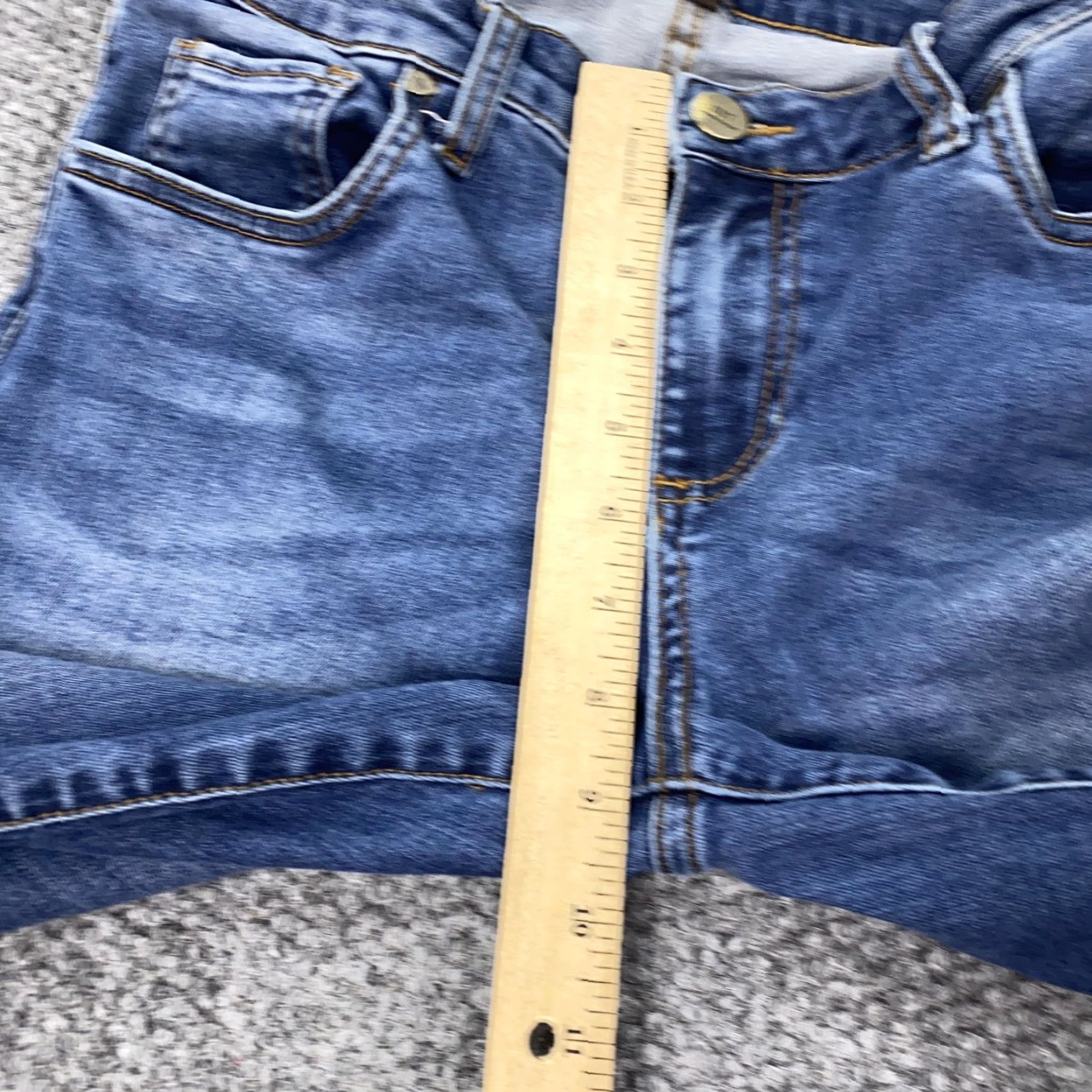 Vintage KUT from the Kloth Jeans Womens 6 Blue Crop Straight Leg Mid Rise Stretch Denim Size 28" / US 6 / IT 42 - 6 Thumbnail