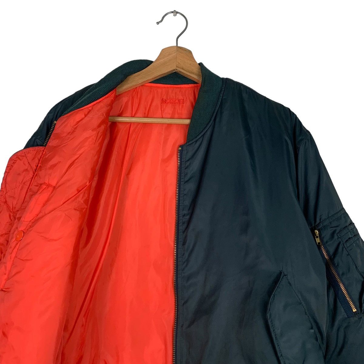 Vintage MACHOPE Air Force MA-1 Bomber Flight Jacket #0863-C39 Size US L / EU 52-54 / 3 - 10 Thumbnail