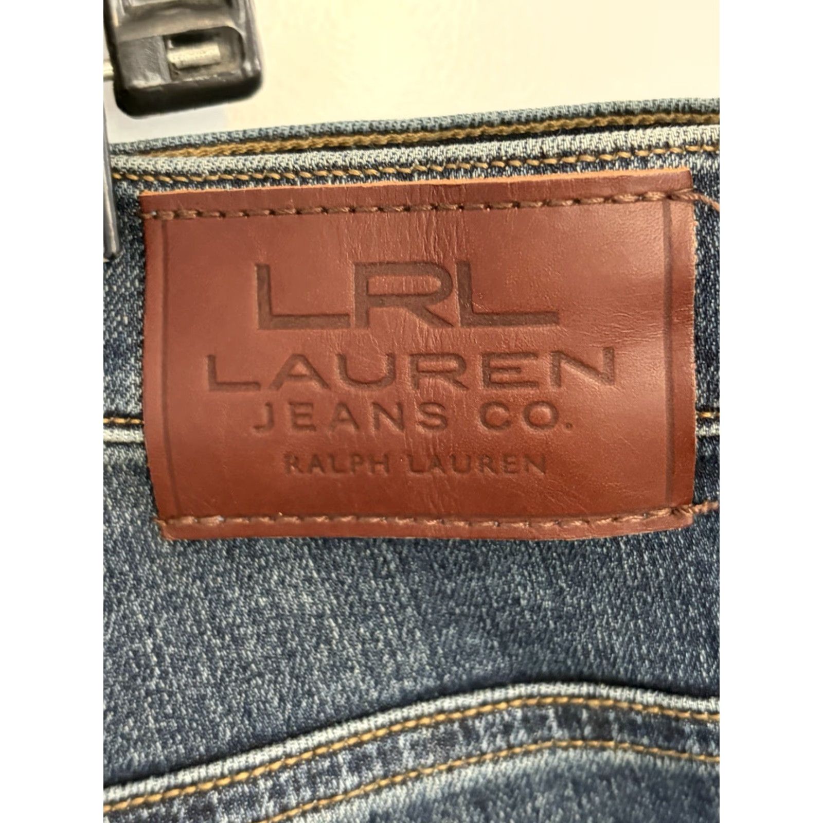 Denime NWT Lauren Jeans Co. Jeans 5-Pocket Denim Straight (Mid Rise) 22W Blue Womens Size 40" / US 18 - 7 Thumbnail