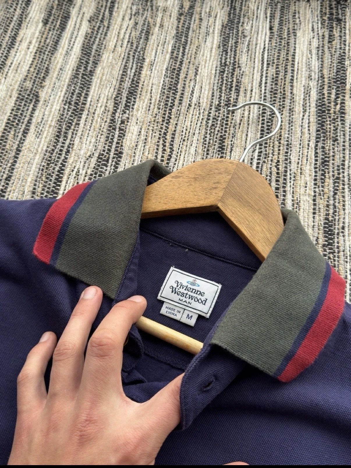 Vivienne Westwood Vivienne Westwood Vintage Classic Dark Blue Polo T-shirt Size US XL / EU 56 / 4 - 10 Thumbnail