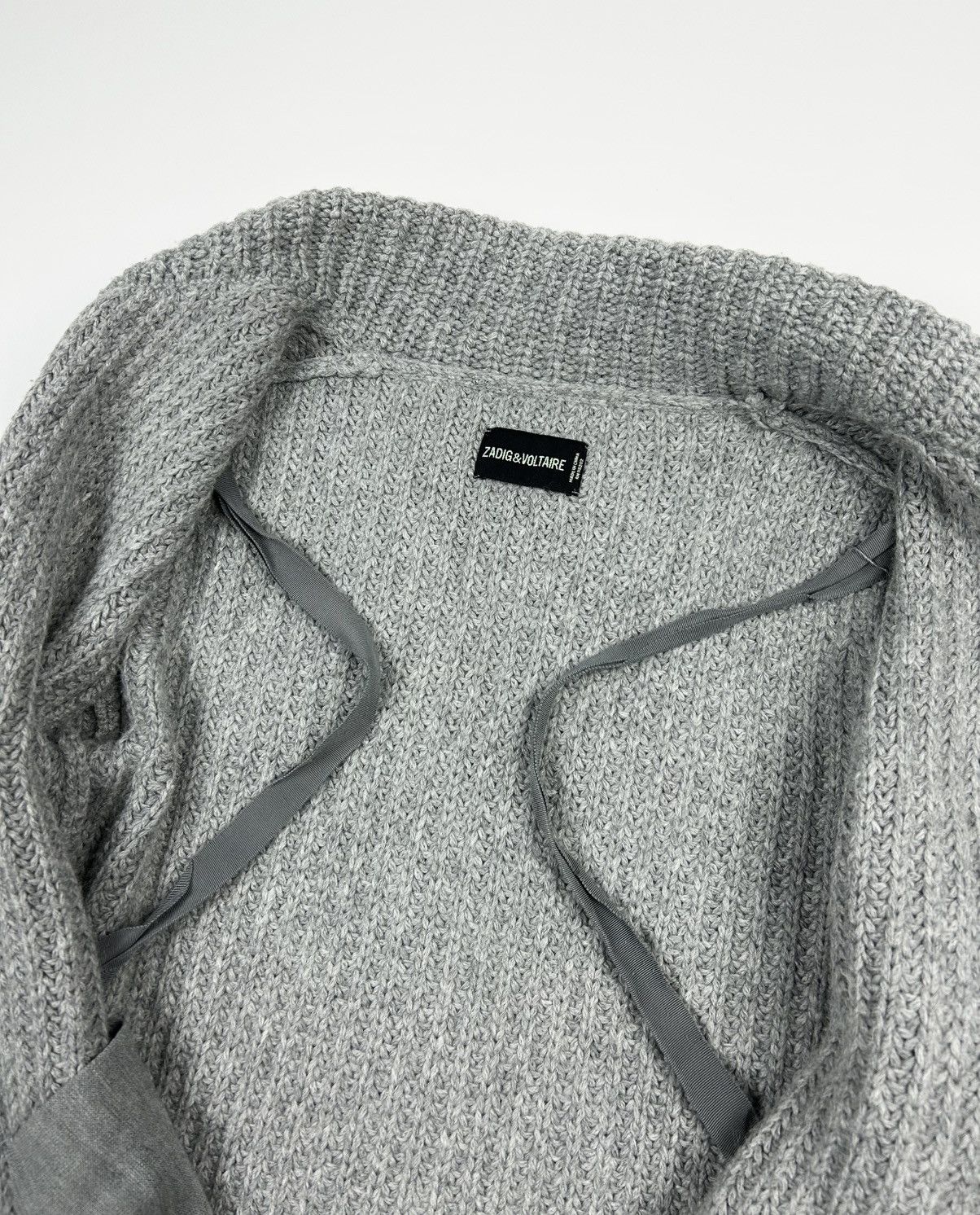Zadig & Voltaire Zadig & Voltaire Knitted Cardigan Avant Garde Sweater Size M / US 6-8 / IT 42-44 - 10 Thumbnail