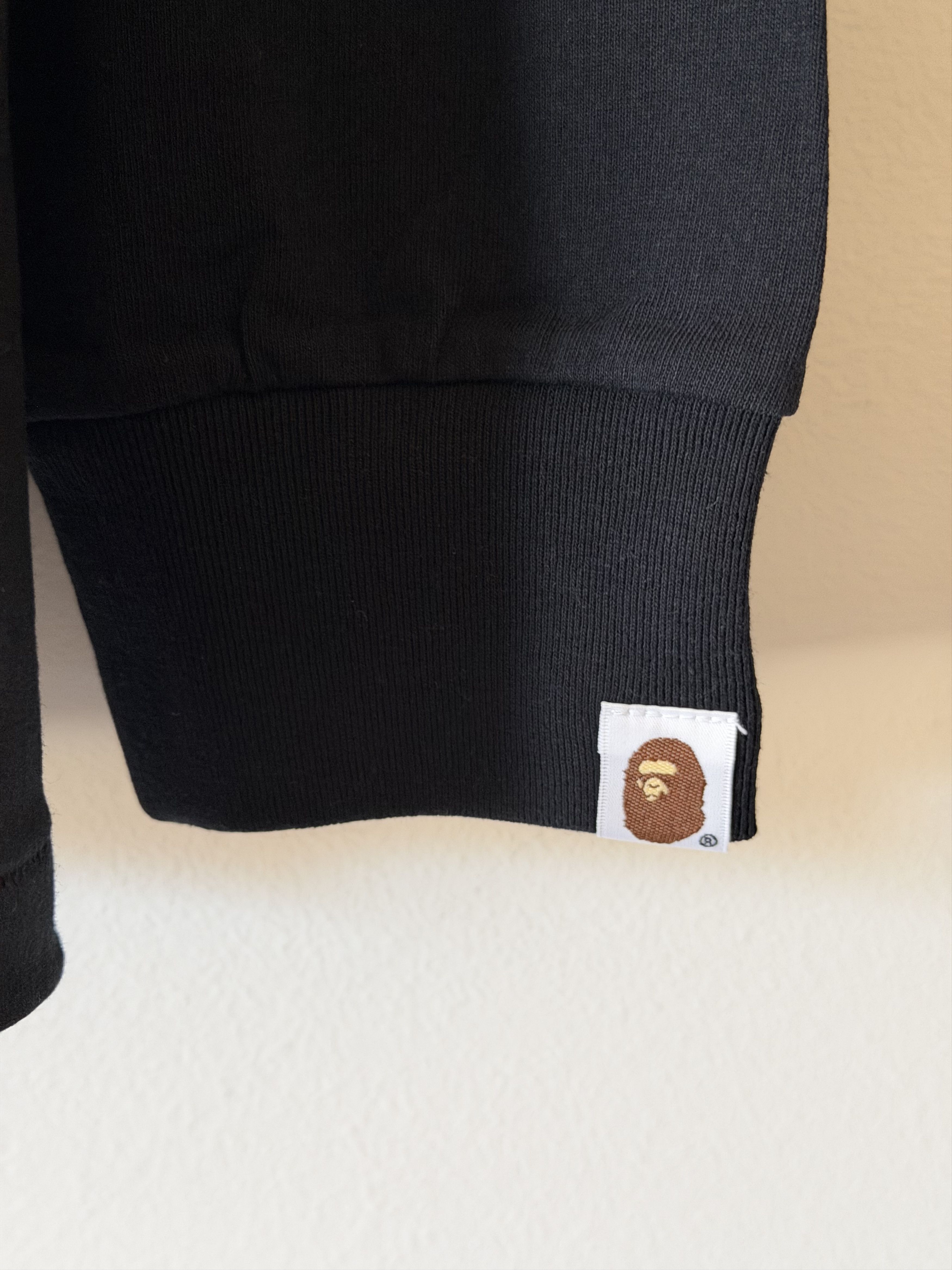 Bape Joshua Vides Bape College Logo Long Sleeve Tee in Black Size US L / EU 52-54 / 3 - 3 Thumbnail
