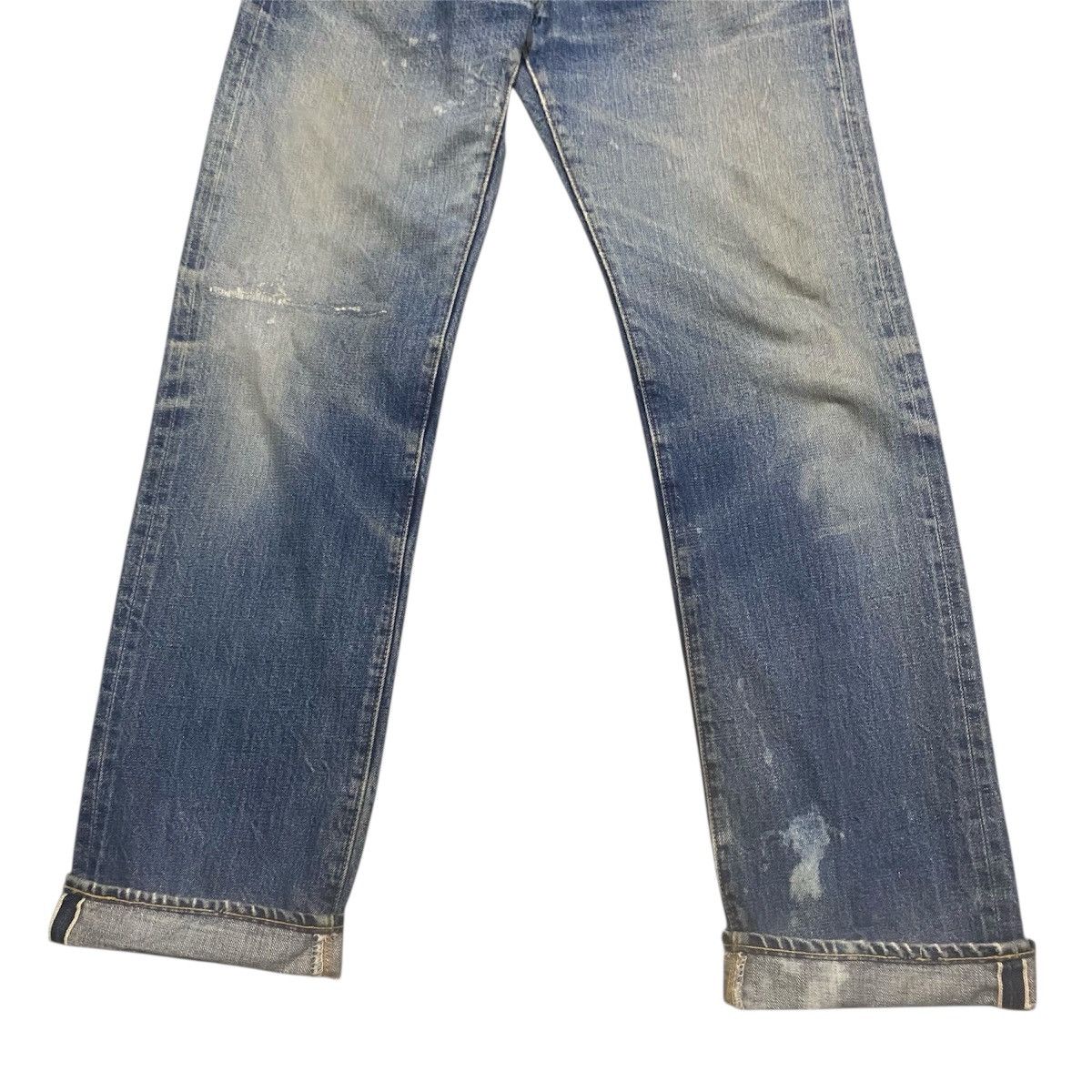 Denime ‼️LAST DROP‼️Denime Lot178 Selvedge Faded Distressed Denim Size US 31 - 4 Thumbnail