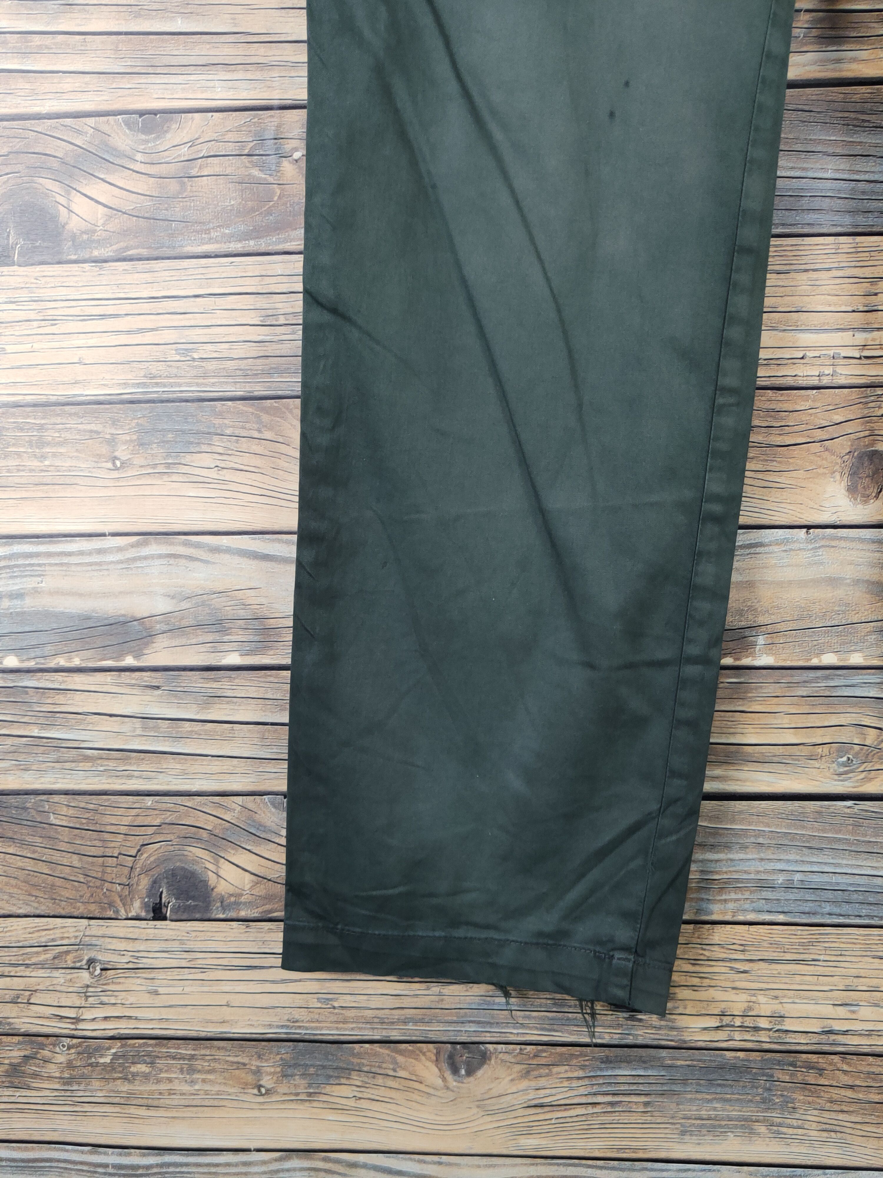 Japanese Brand DLL Uniqlo Green Multipocket Tactical Cargo Pants #239 Size US 35 - 4 Thumbnail