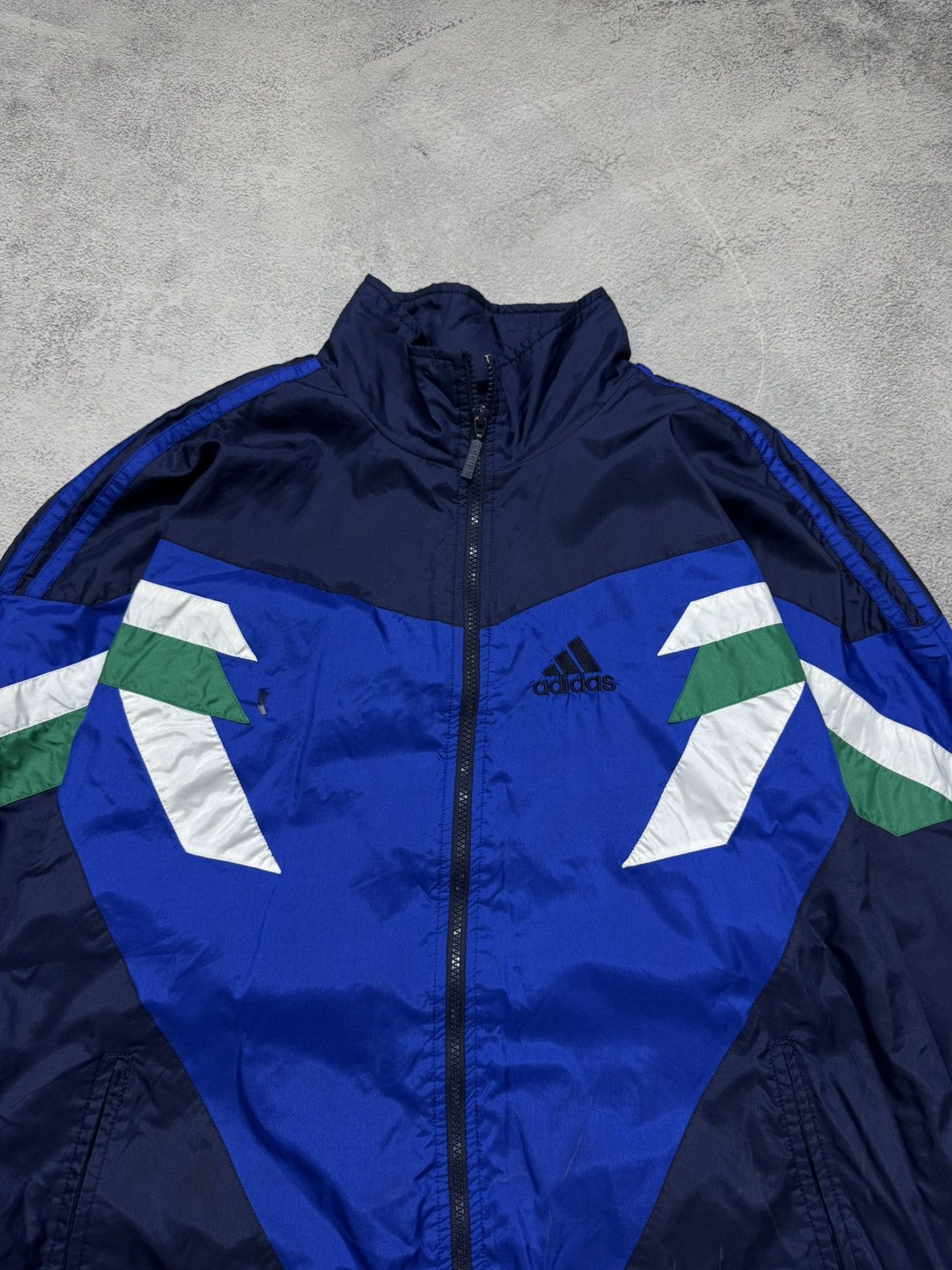 Adidas Vintage Y2k Adidas Nylon Logo Jacket 90’s Size US XL / EU 56 / 4 - 1 Thumbnail