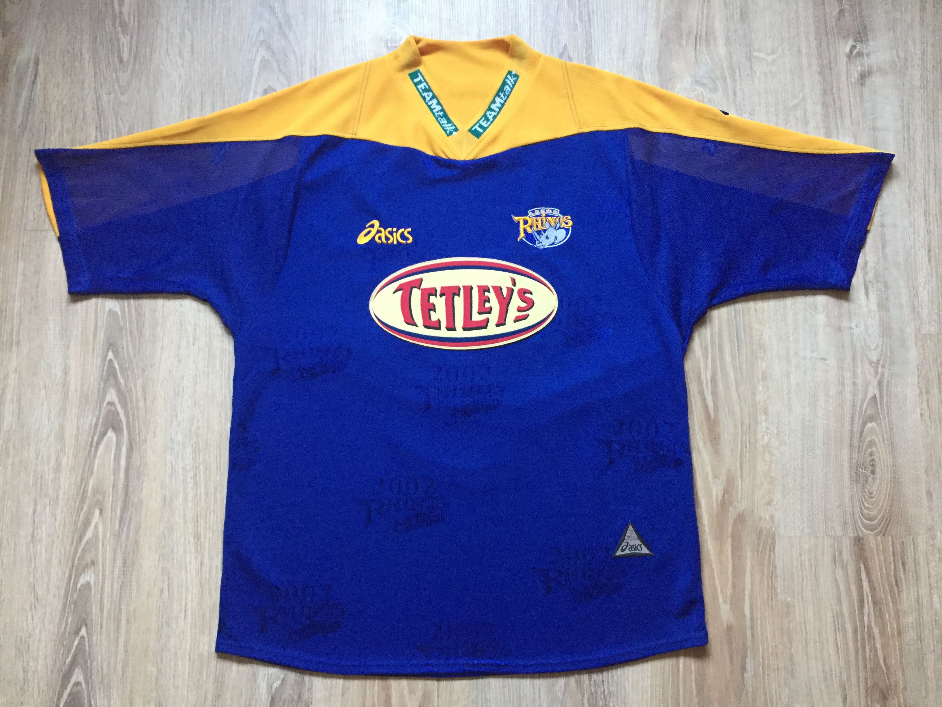 Asics × Vintage Asics Leeds Rhinos Vintage Rugby Jersey Size US XL / EU 56 / 4 - 8 Thumbnail