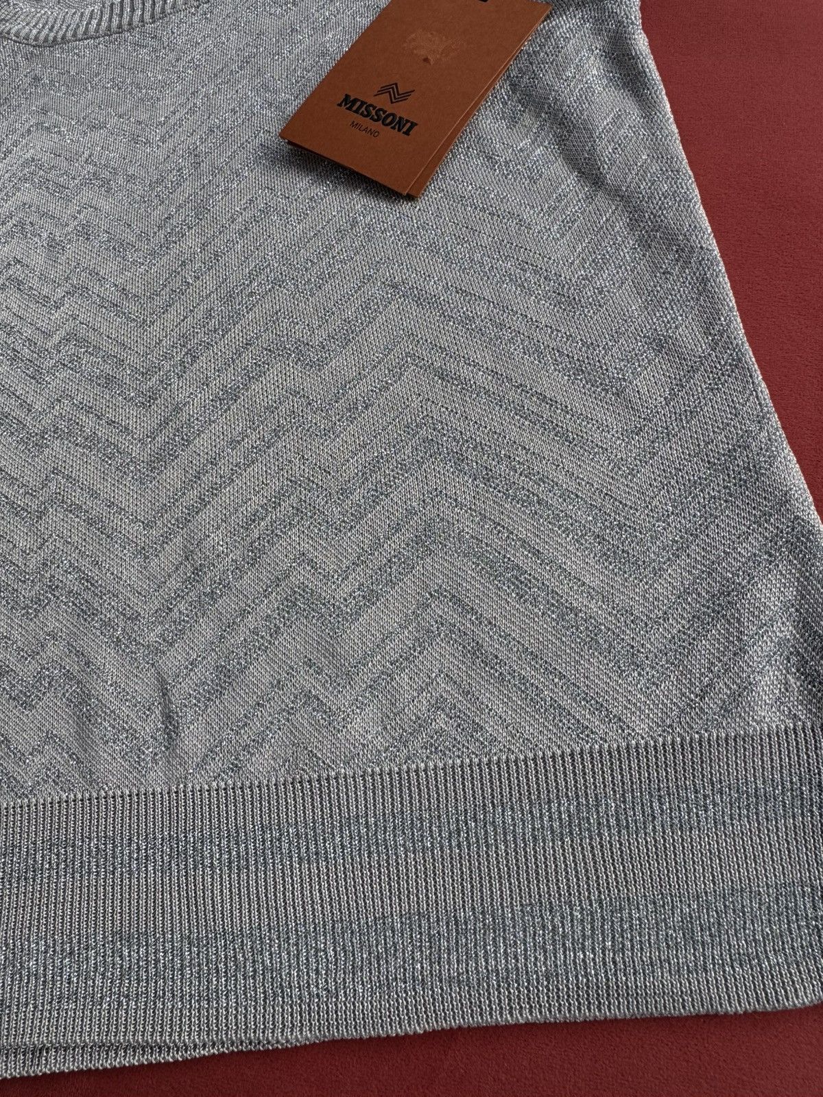 Missoni Missoni chevron NEW camisole, silver, size M Size M / US 6-8 / IT 42-44 - 4 Thumbnail