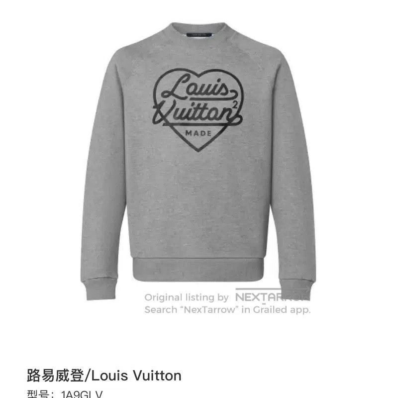 Louis Vuitton Louis Vuitton Gray Cotton Men's Sweatshirt . Size US L / EU 52-54 / 3 - 7 Thumbnail