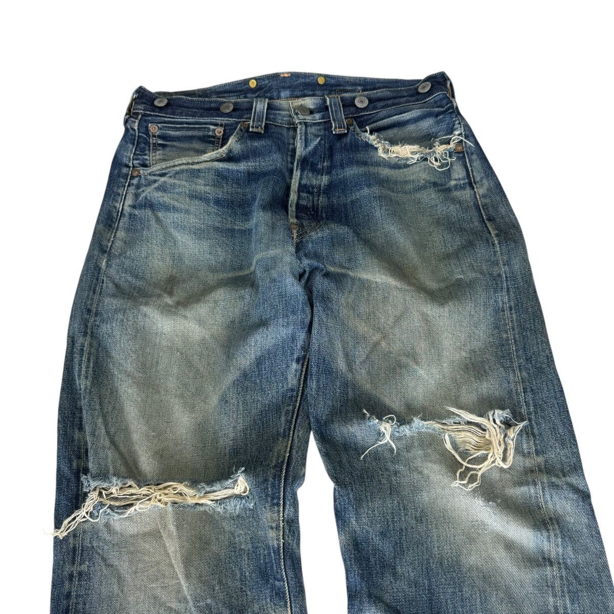 Levi's ☀️LEVI’S 501 XX BUCKLE BACK DISTRESSED DENIM JEANS PANTS Size US 32 / EU 48 - 9 Thumbnail