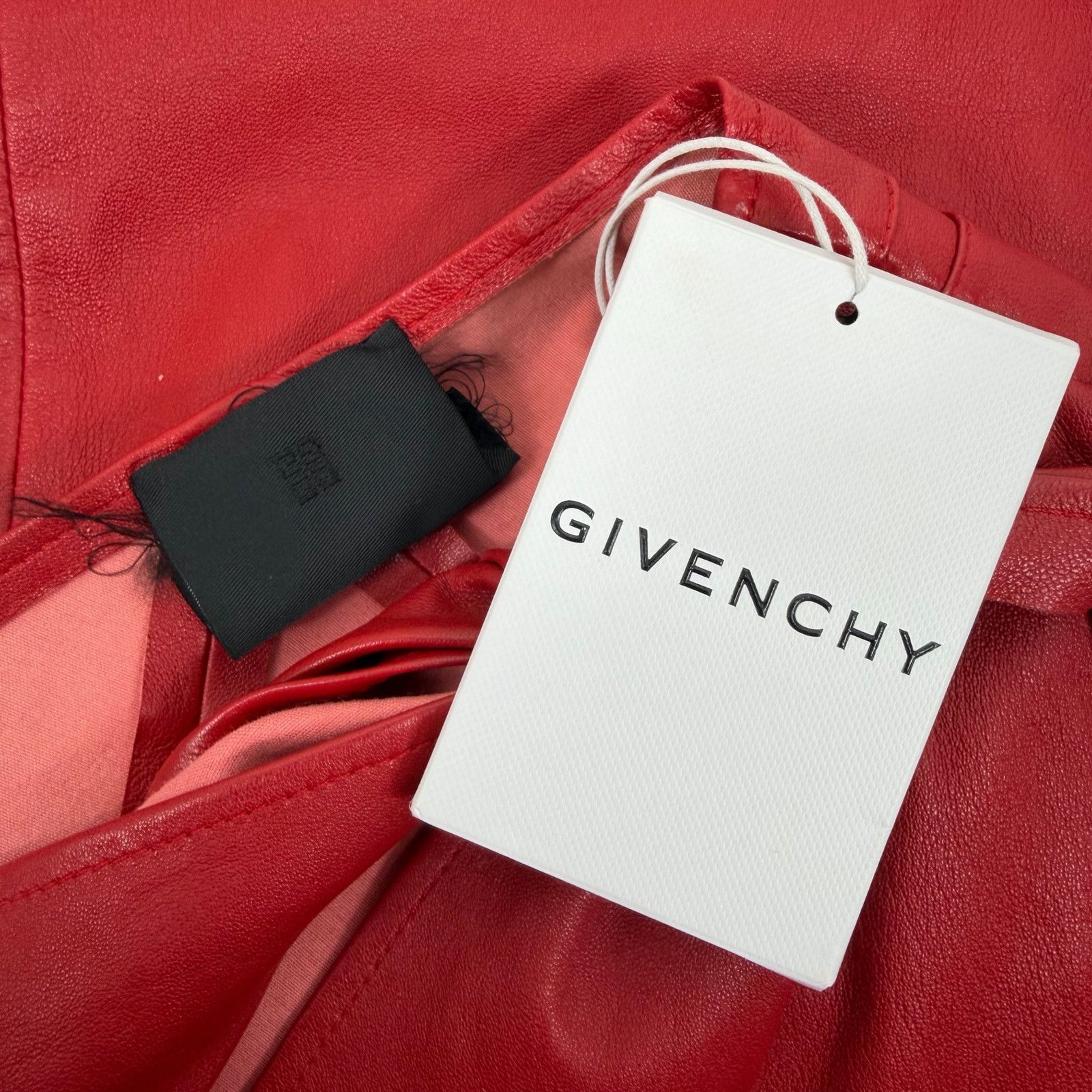 Givenchy Givenchy One Shoulder Cutout Lamb Leather Mini Dress 36 Size S / US 4 / IT 40 - 12 Thumbnail