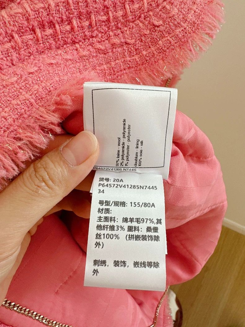 Chanel Chanel 20A watermelon red coat Size XXS / US 00 / IT 34 - 7 Thumbnail