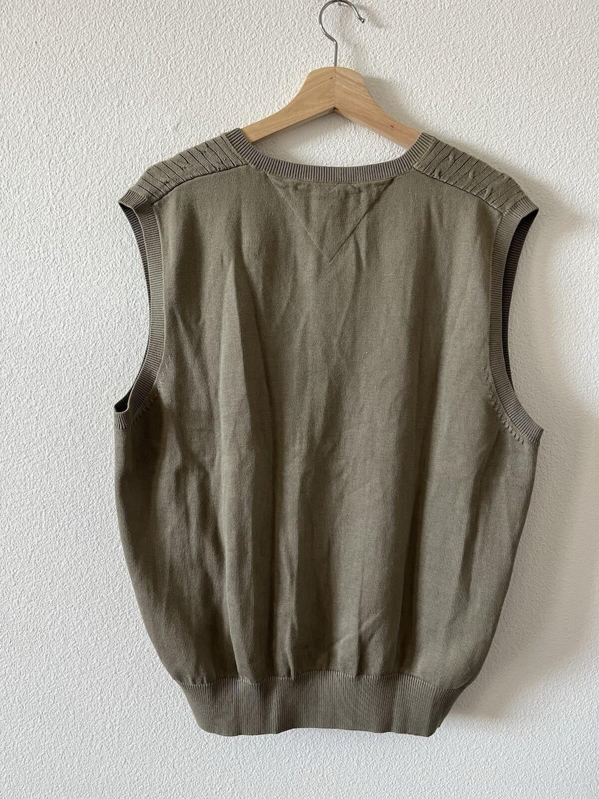 Tommy Hilfiger Tommy Hilfiger Golf Preppy Sleeveless Sweater Vest M Tan Size US M / EU 48-50 / 2 - 3 Thumbnail