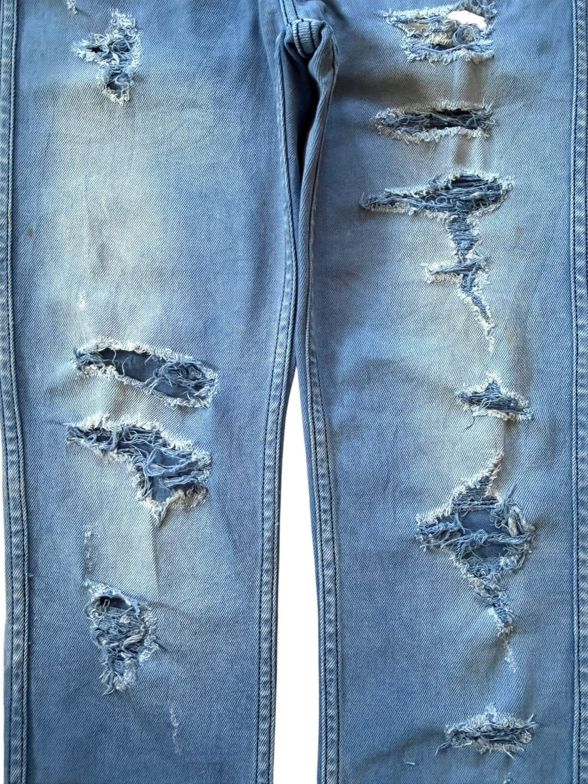 Ksubi Vintage Japanese Brand Embroidered Distressed Jeans Size 30" / US 8 / IT 44 - 3 Thumbnail