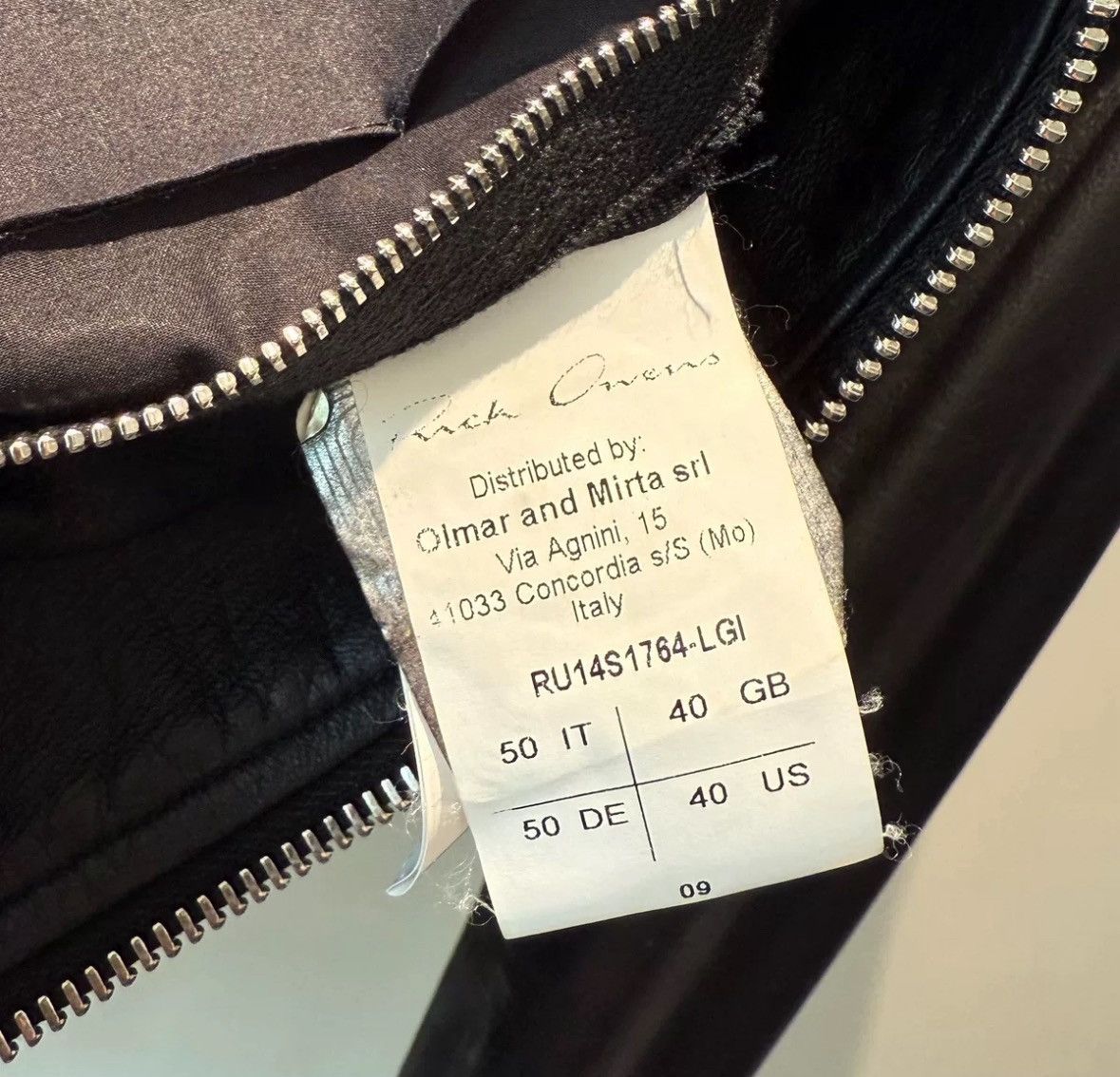 Rick Owens Rick Owens Leather jacket 2504-Nextarrow Size US M / EU 48-50 / 2 - 5 Thumbnail