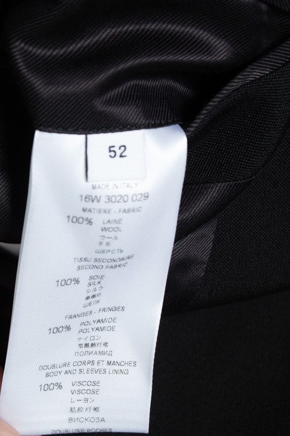 Givenchy Givenchy, Scarf lapel blazer in black Size 52R - 8 Thumbnail