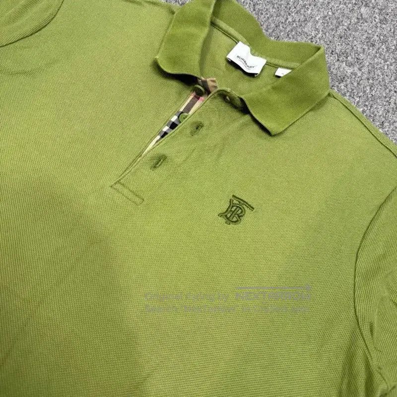 Burberry Burberry Green Cotton Polo Shirt M Size. Size US M / EU 48-50 / 2 - 3 Thumbnail