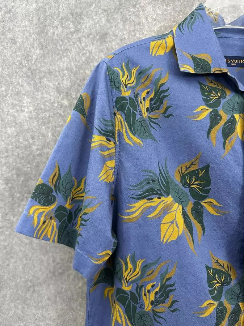 Louis Vuitton Louis Vuitton Louis Vuitton Blue Short Sleeve Shirt-2506 Size US M / EU 48-50 / 2 - 6 Thumbnail
