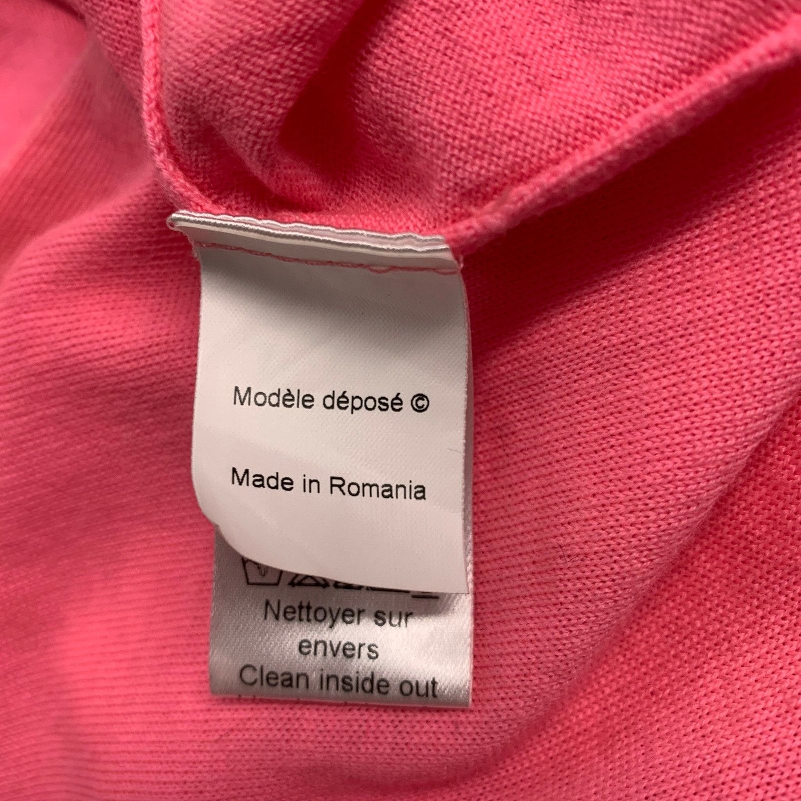 Kenzo KENZO Size S Pink Wool V-Neck Vest Size S / US 4 / IT 40 - 10 Thumbnail