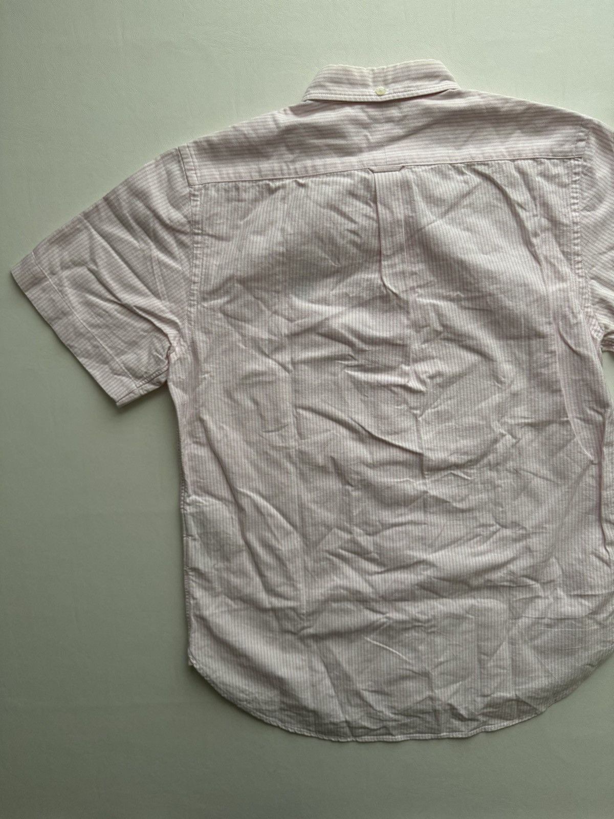 Bape 2010 “Pazzilazres” Oxford Stripe S/S Button Down Size US S / EU 44-46 / 1 - 2 Thumbnail