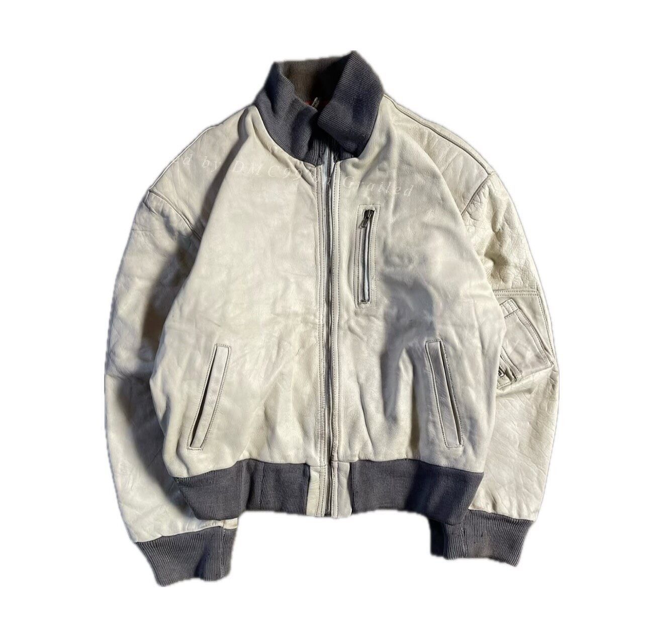 Vintage 1980s German Air Force Leather Pilot Jacket Size US M / EU 48-50 / 2 - 1 Thumbnail