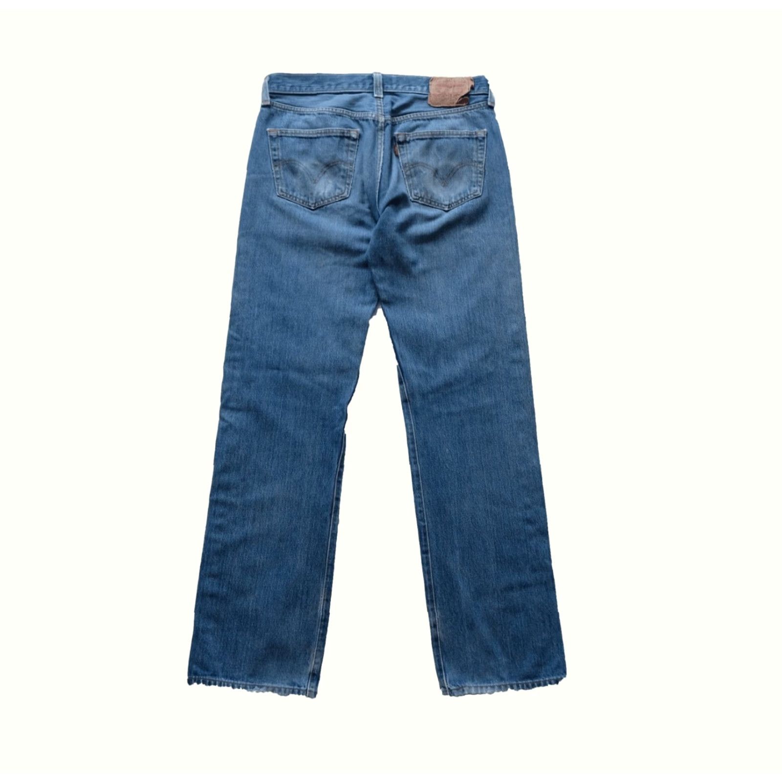 Levi's VINTAGE Levi's 501 Jeans Button Fly 100% Cotton Blue 90s 2003 Men SZ 33x34 Regular Jeans Size US 30 / EU 46 - 3 Thumbnail