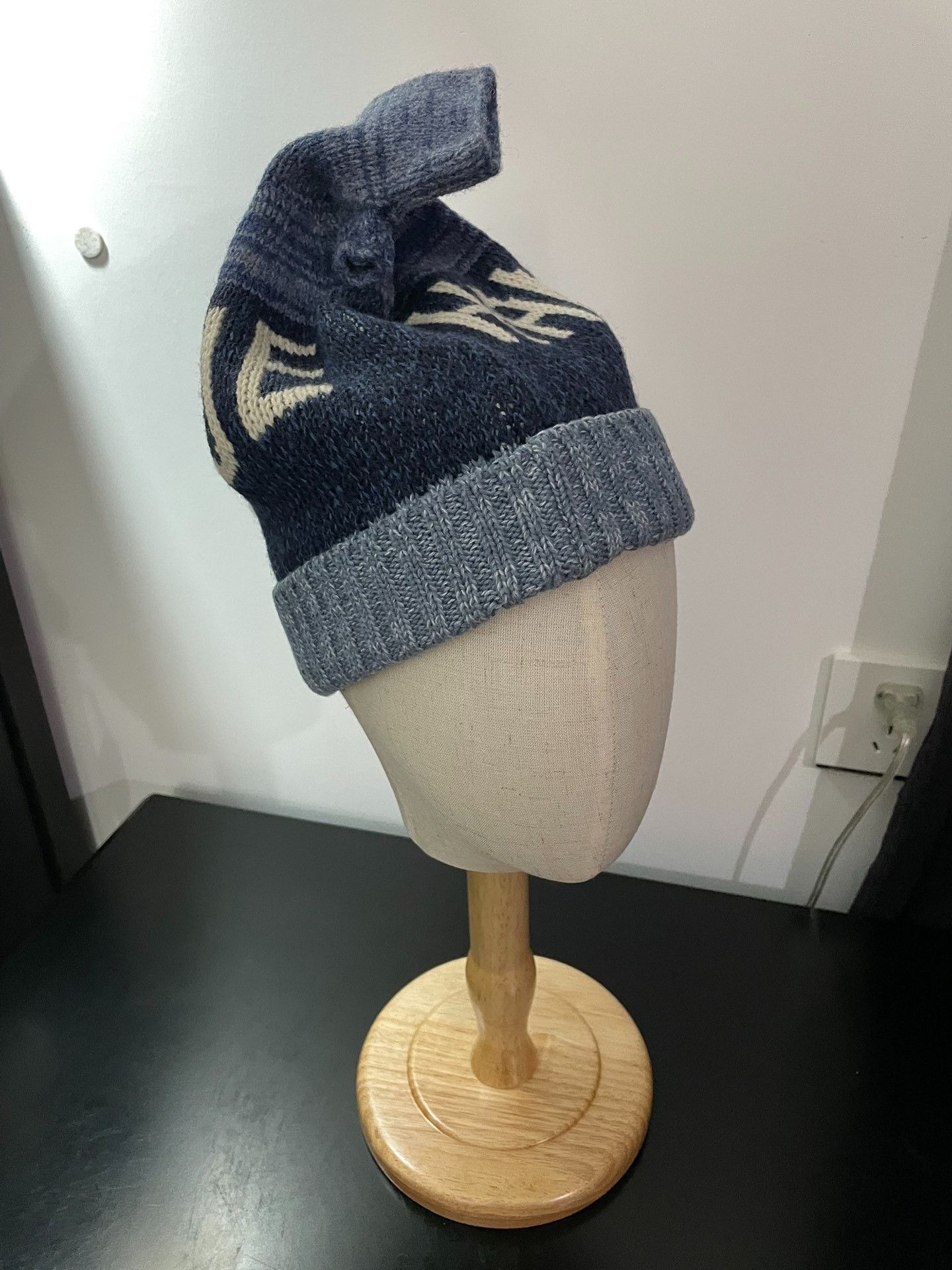 Kapital Kapital Indigo Knit Beanie Size ONE SIZE - 1 Thumbnail