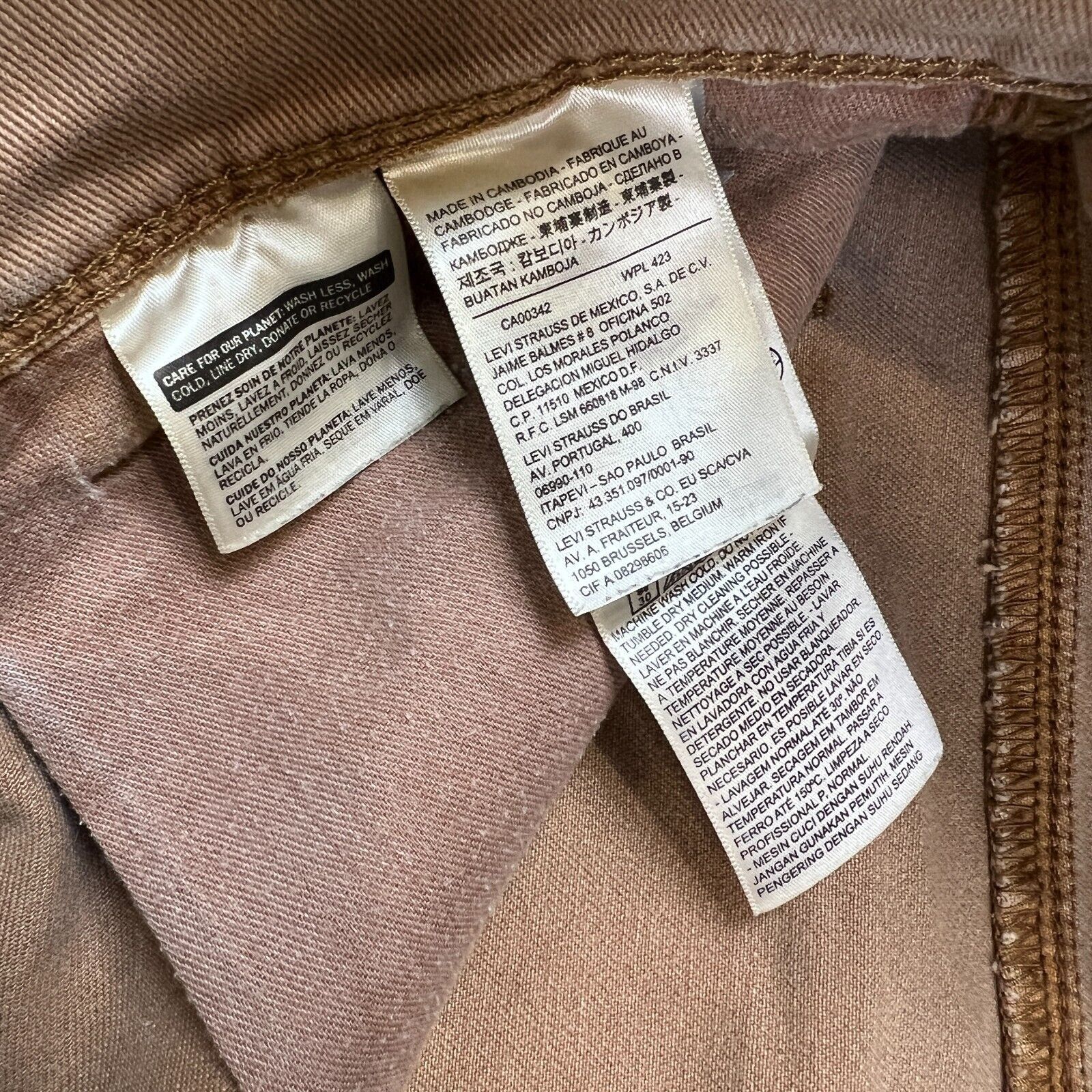 Levi's × Vintage Levi's 511 Jeans 33x32 Slim Fit American Faded Denim Pants Size US 33 - 10 Thumbnail