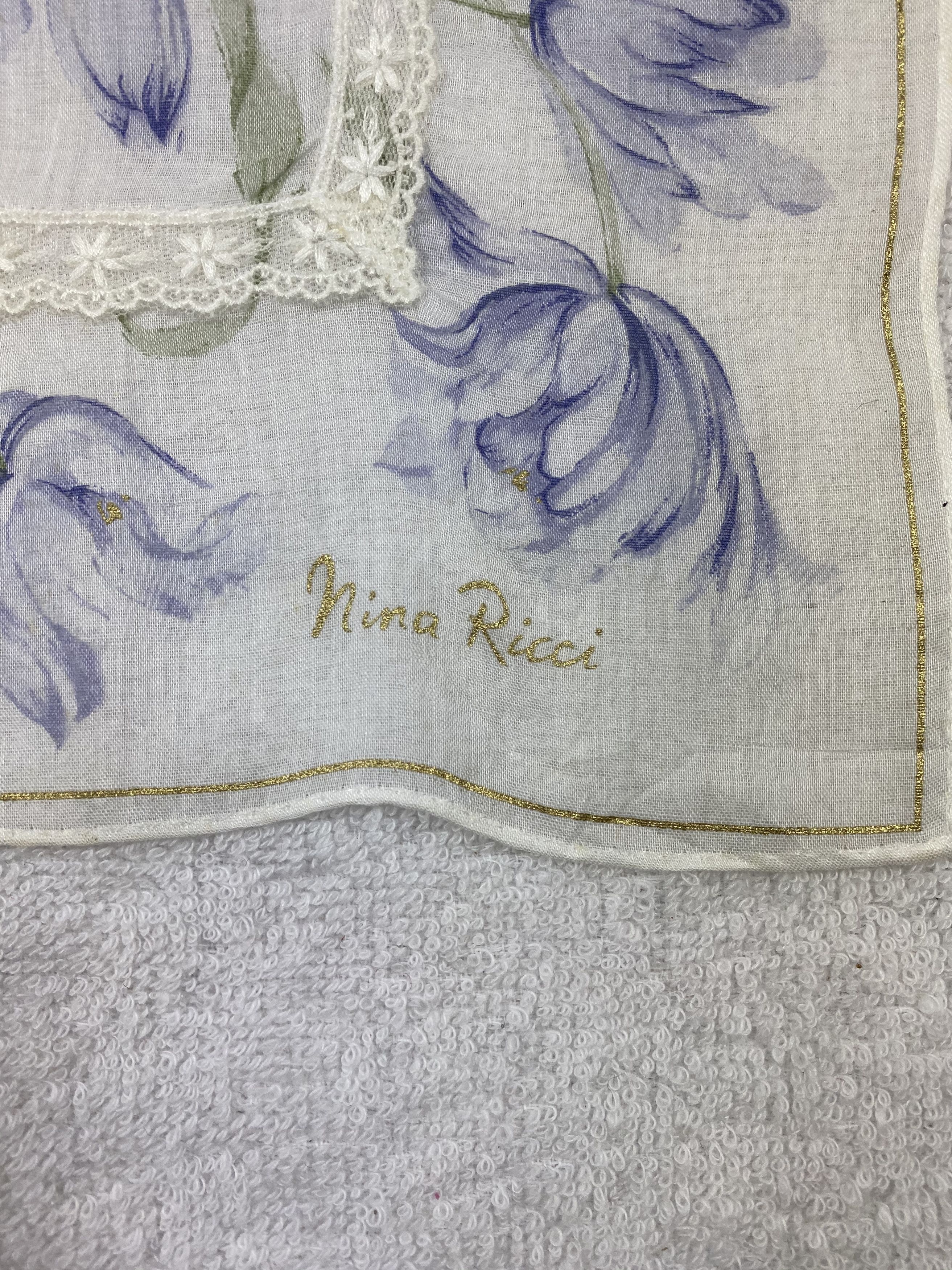 Nina Ricci × Vintage Nina Ricci Handkerchief / Bandana / Neckerchief Size ONE SIZE - 5 Thumbnail